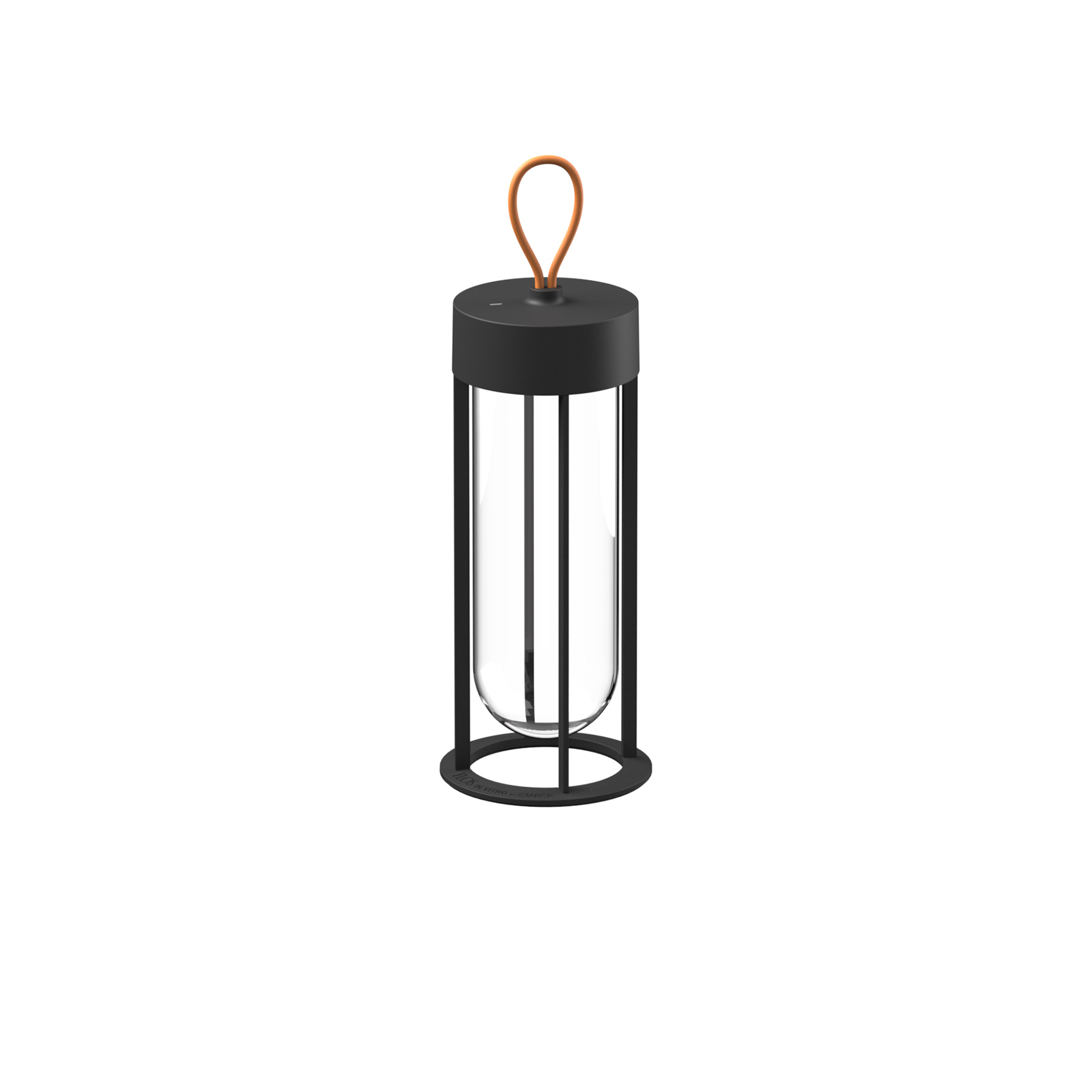 FLOS In Vitro Unplugged LED-Leuchte schwarz 2700K