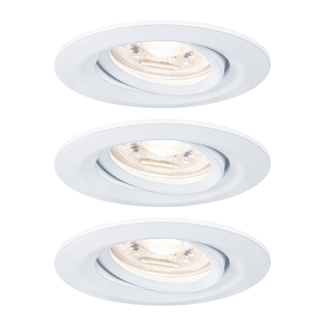 Paulmann Nova mini 3 spots encastrés pivotants
