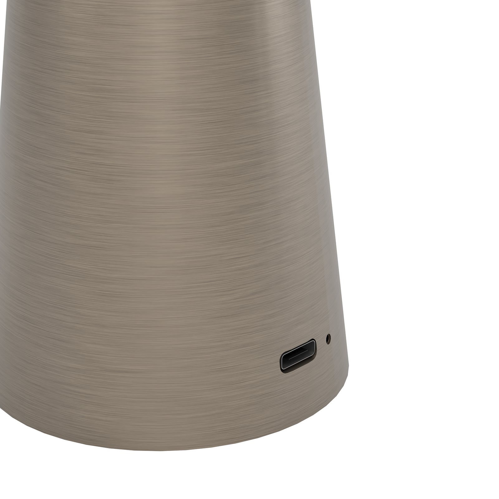 Piccola LED rechargeable light, bronze-coloured, height 28 cm, IP54