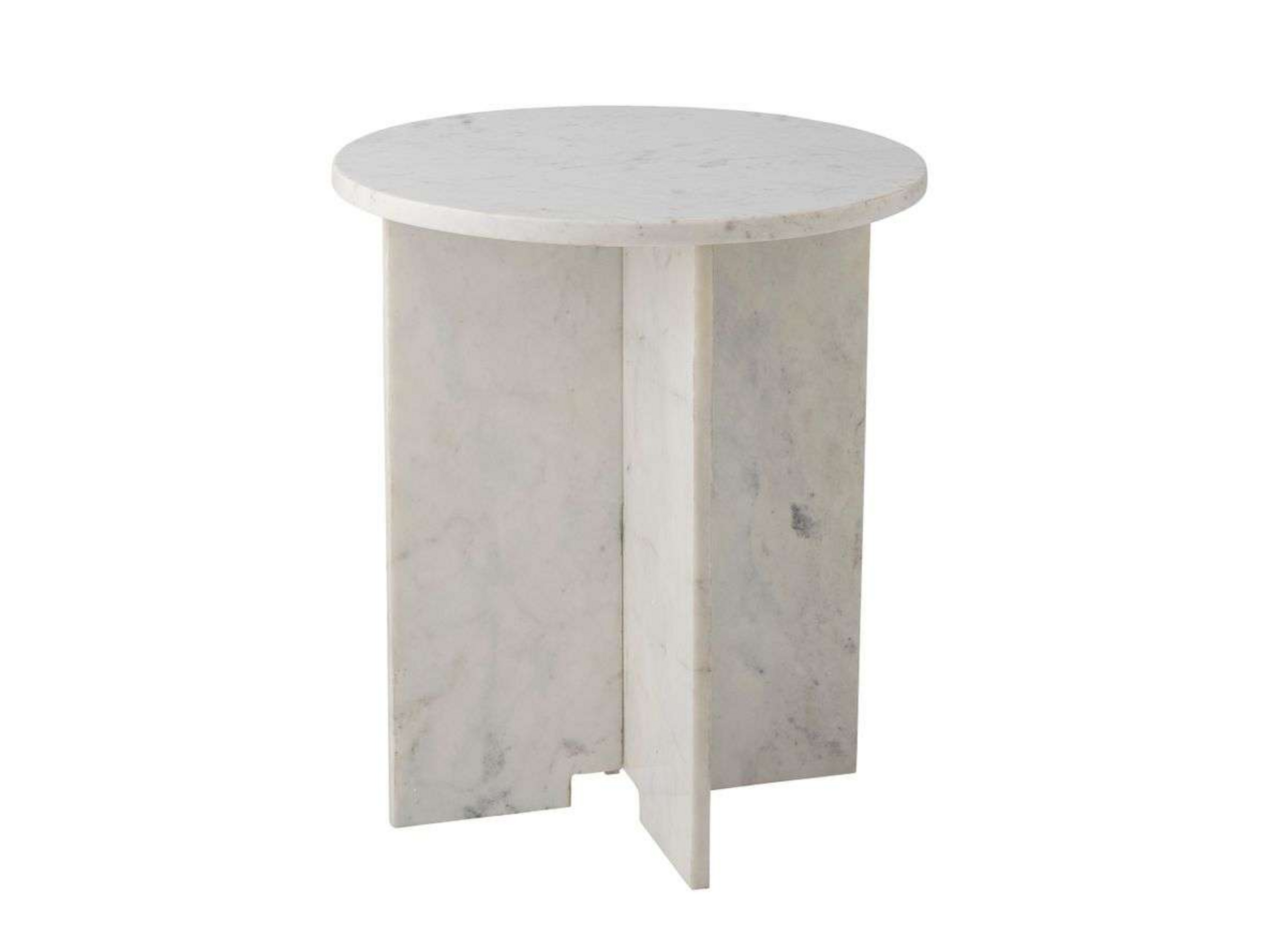 Jasmia Beistelltisch White Marble - Bloomingville