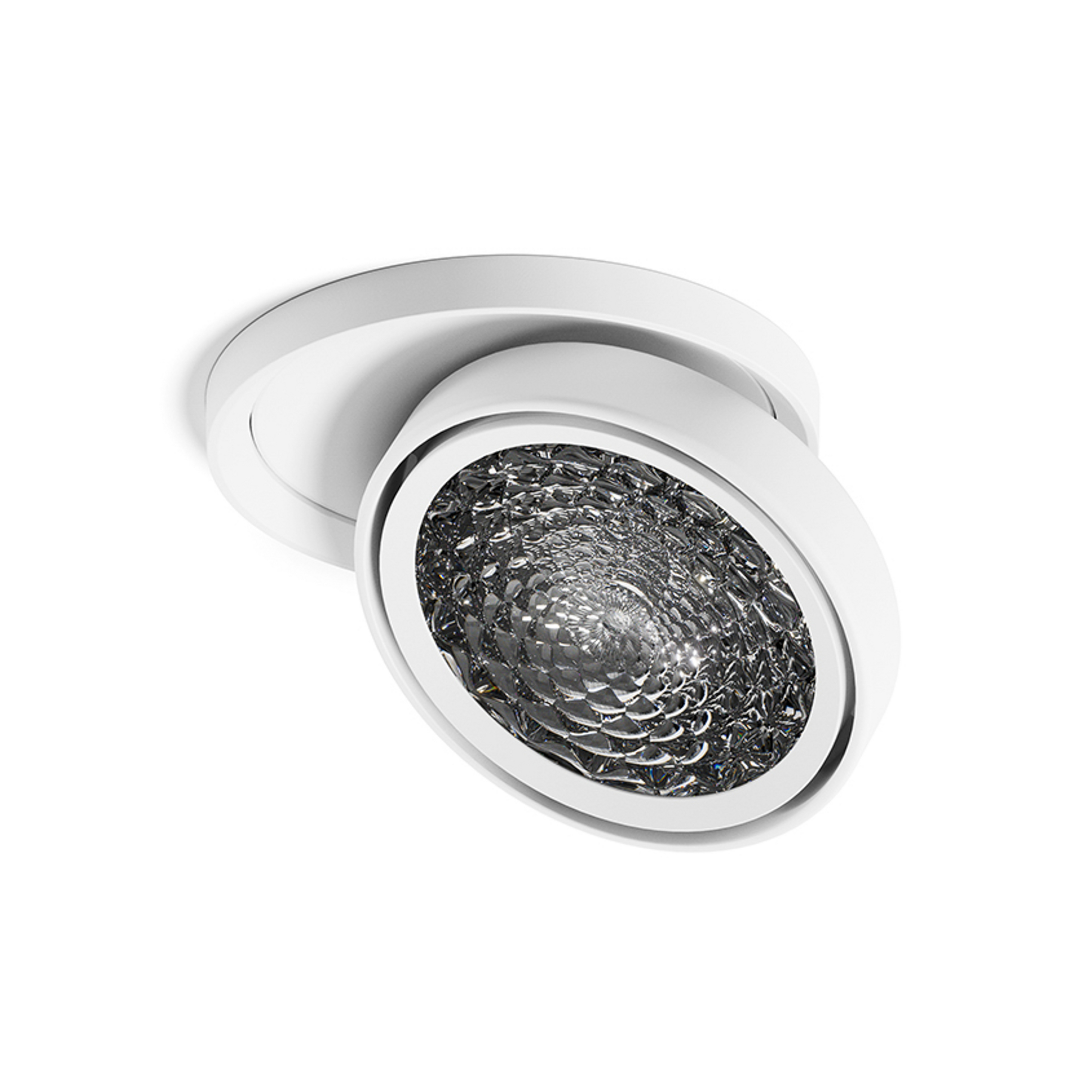Faretto LED da incasso Nivo, bianco, 36°, orientabile di 11 cm, dimmerabile -