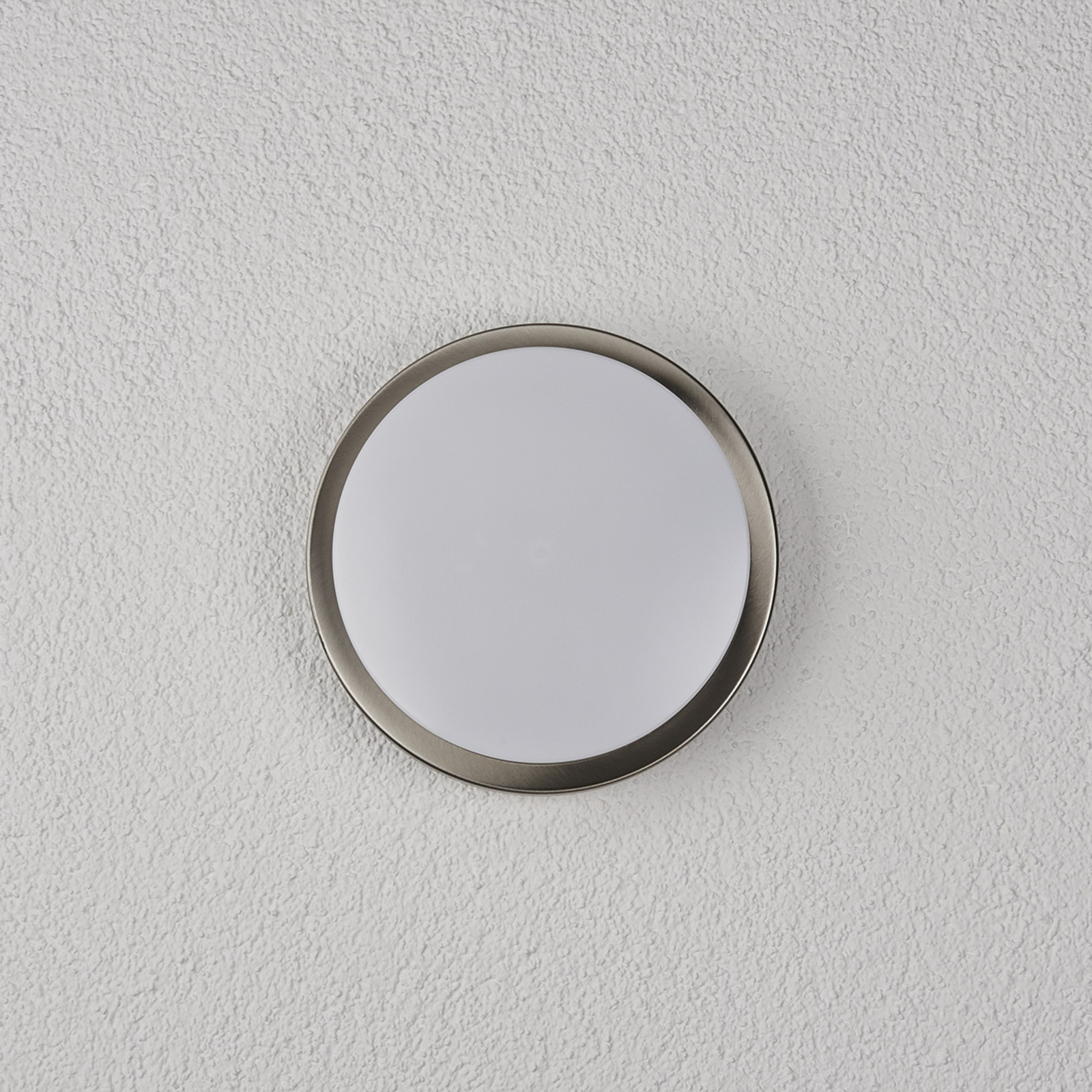 Fero Round Buiten Wandlamp Stainless Steel - Lindby