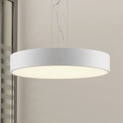 Arcchio LED rippvalgusti Noabelle, Ø 60 cm, valge, metall