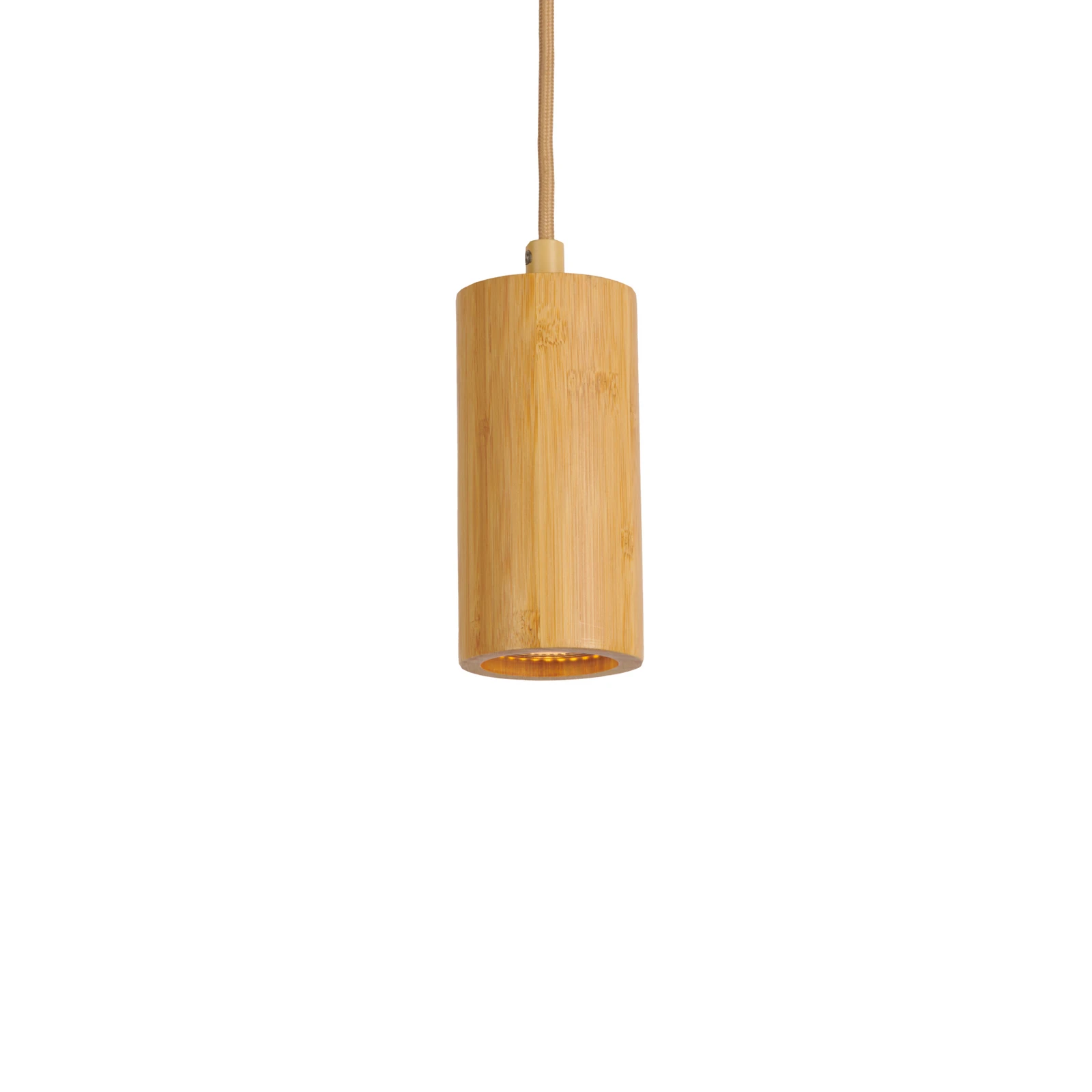 GOOD & MOJO Java pendant light, natural, bamboo, GU10