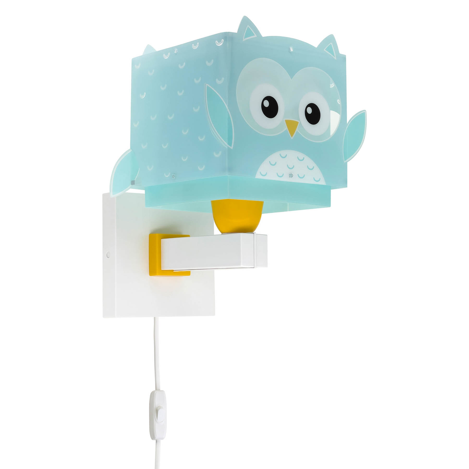 Dalber Little Owl Kinder-Wandlampe mit Eulenmotiv