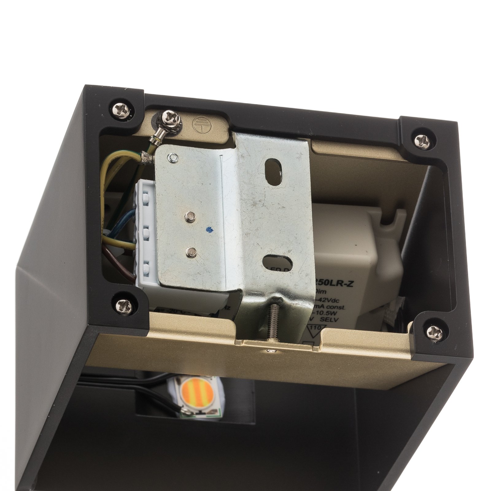 Logs In Aplique de Pared LED Dim-To-Warm Black/Brass - SLV