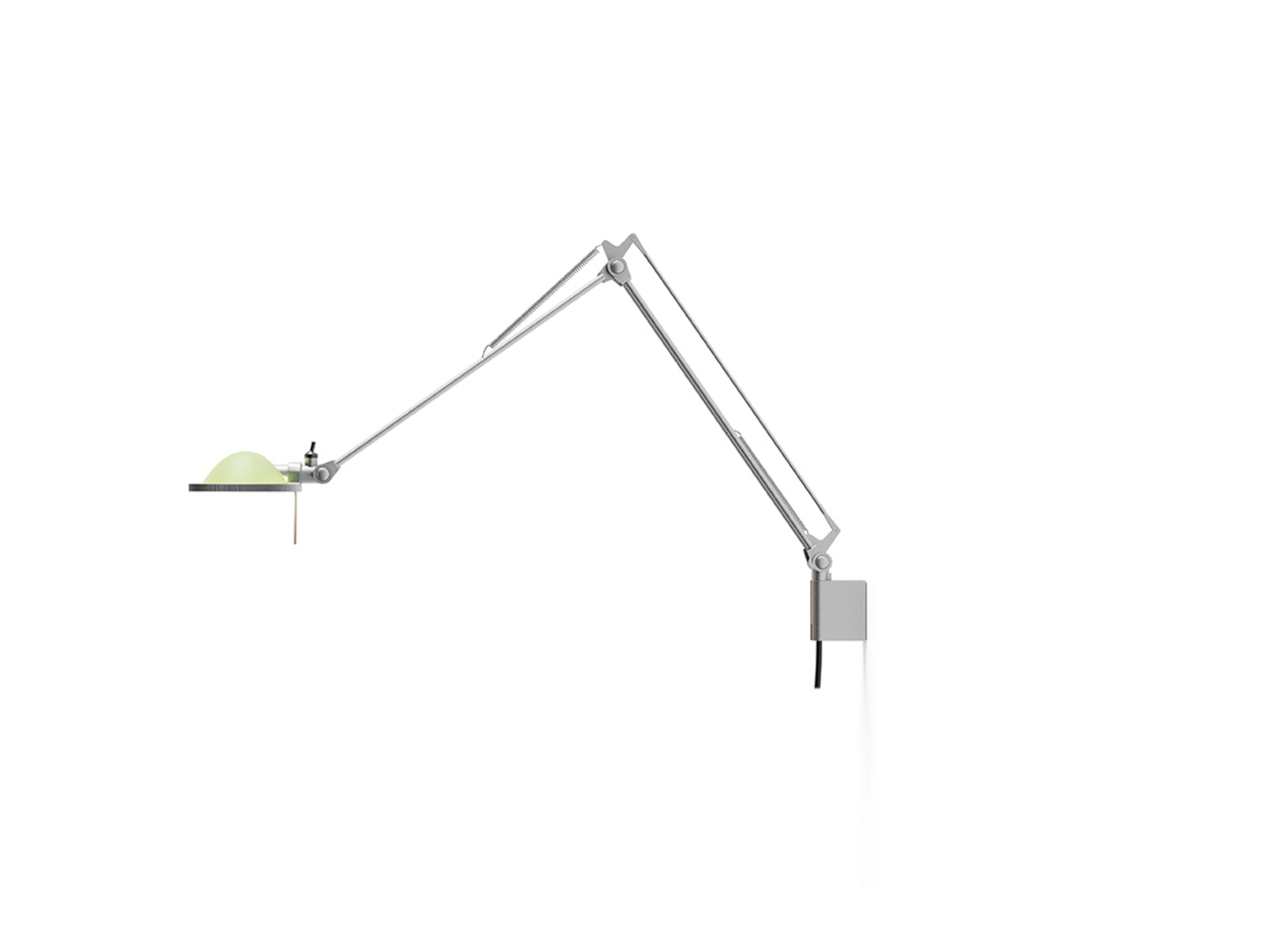 Berenice Væglampe 30x30 Grøn Glas/Alu - Luceplan