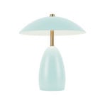 Poppy LED-bordlampe med batteri, lyseblå, høyde 27 cm, dimbar – Elstead
