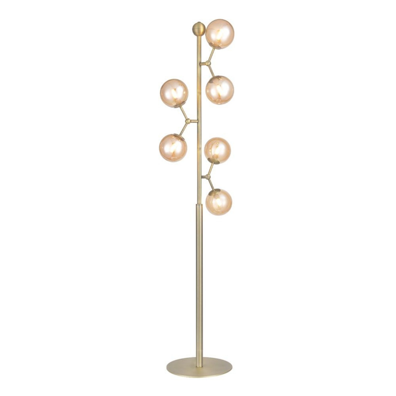 Atom Lampadar Antique Brass - Halo Design