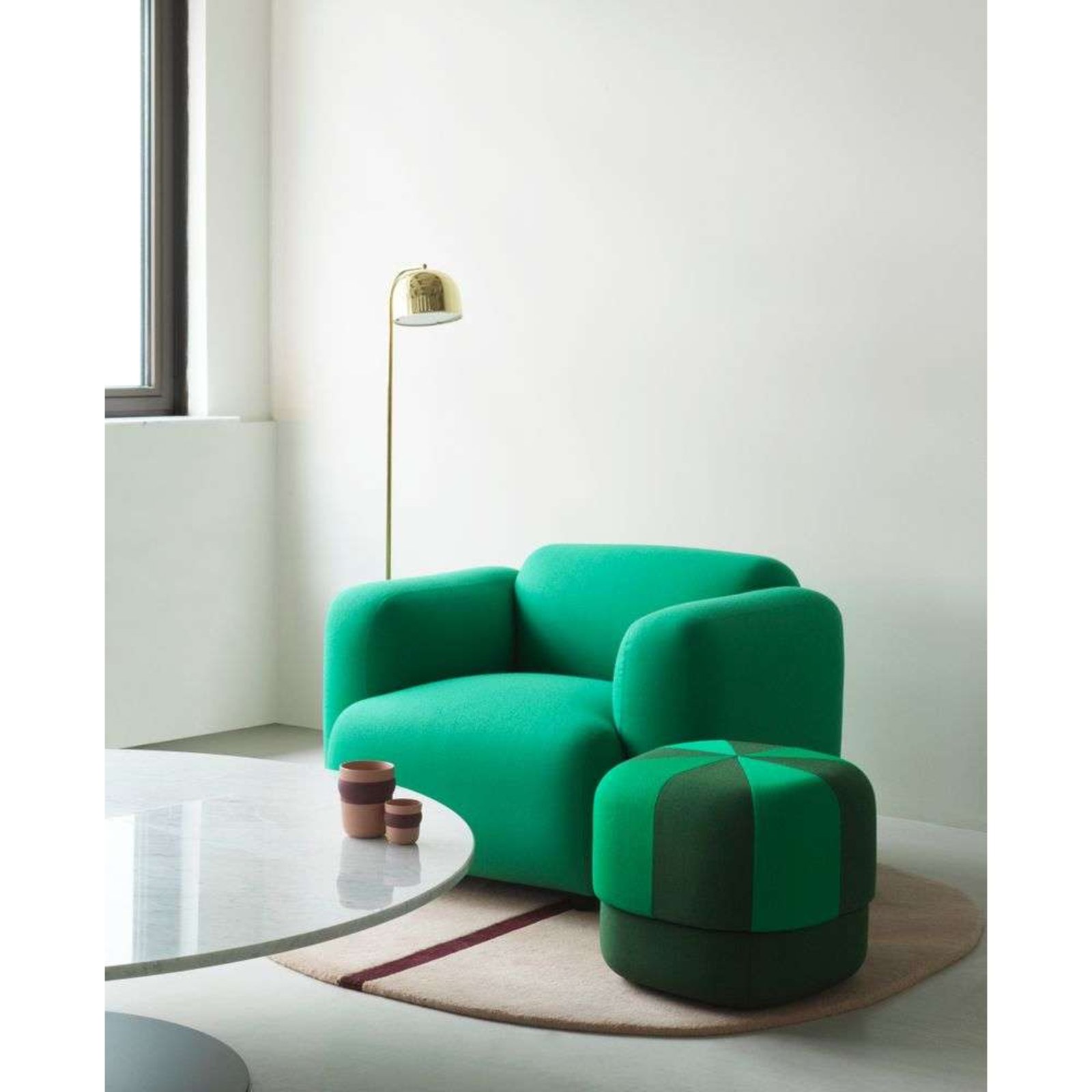 Circus Pouf Duo Large Zelena - Normann Copenhagen