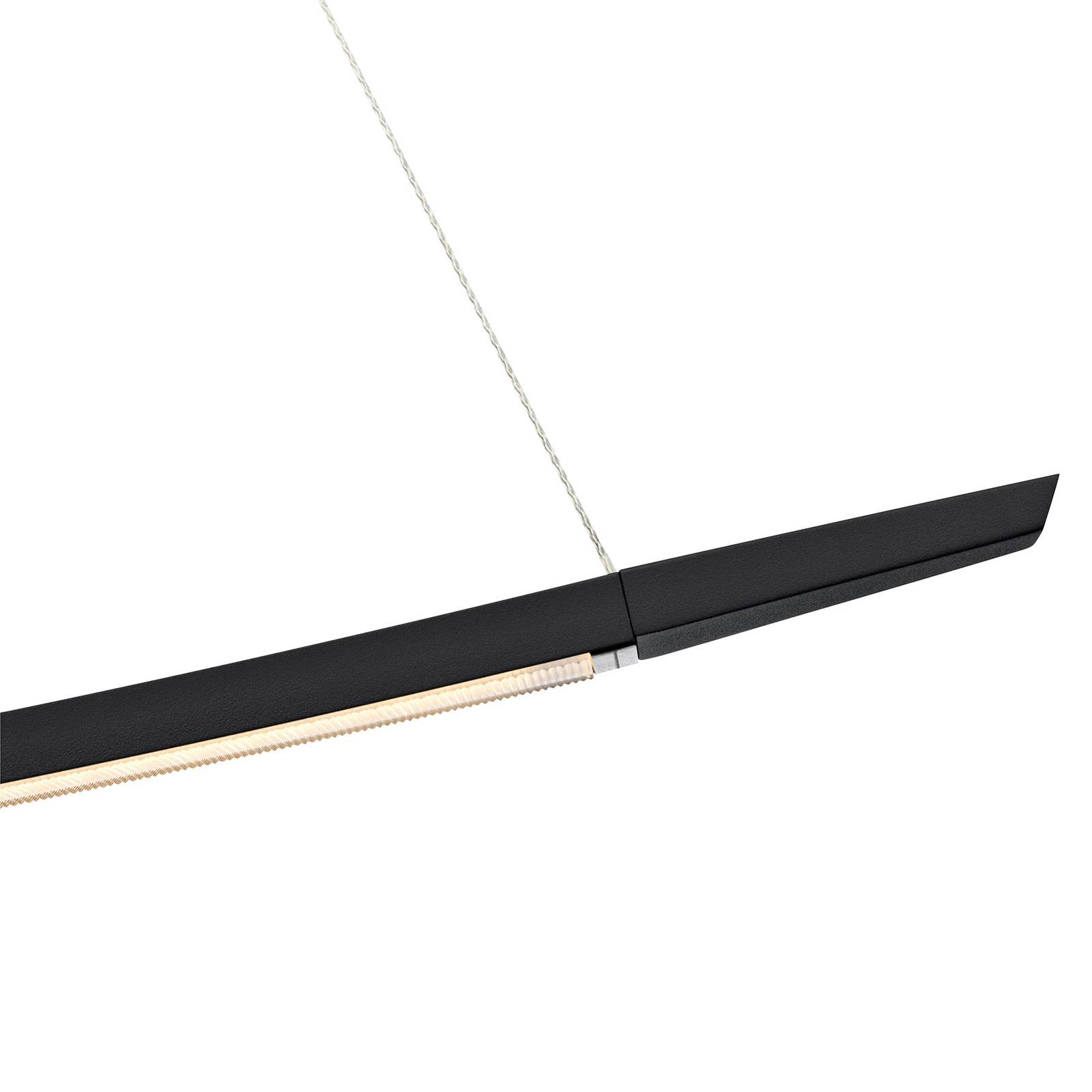 OLIGO Lisgo suspension LED, noire mate