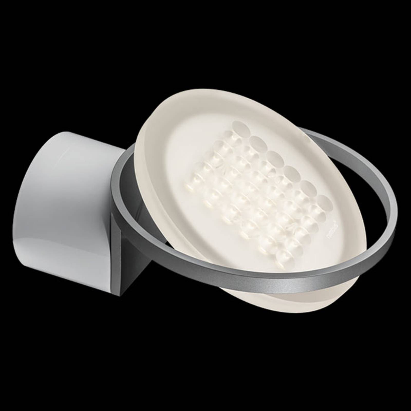 Nimbus Rim R 36 LED-Wandleuchte, tonicsilber