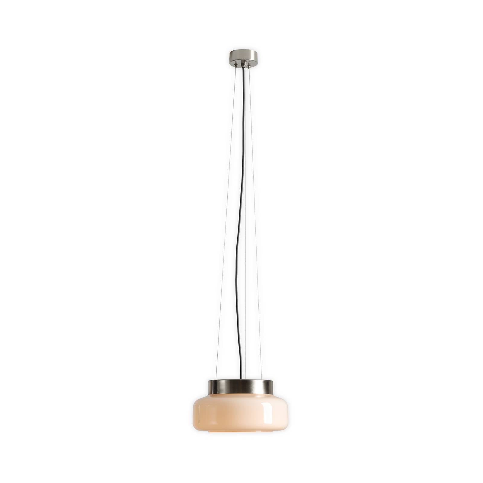 Hängeleuchte BonBon, creme, Ø 25 cm, Glas