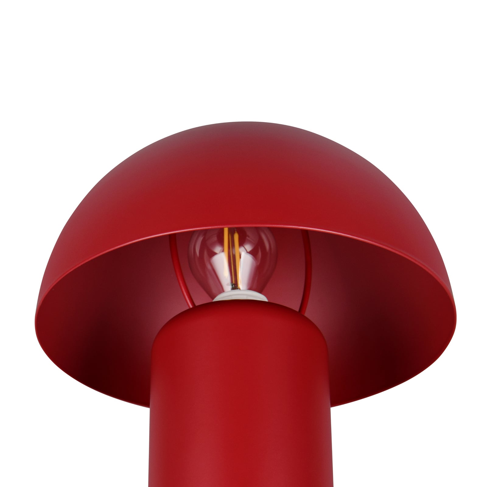 Bordlampe Enya, rød, metall, høyde 25,5 cm, E14 Bordlampe Enya, rød, metall, høyde 25,5 cm, E14