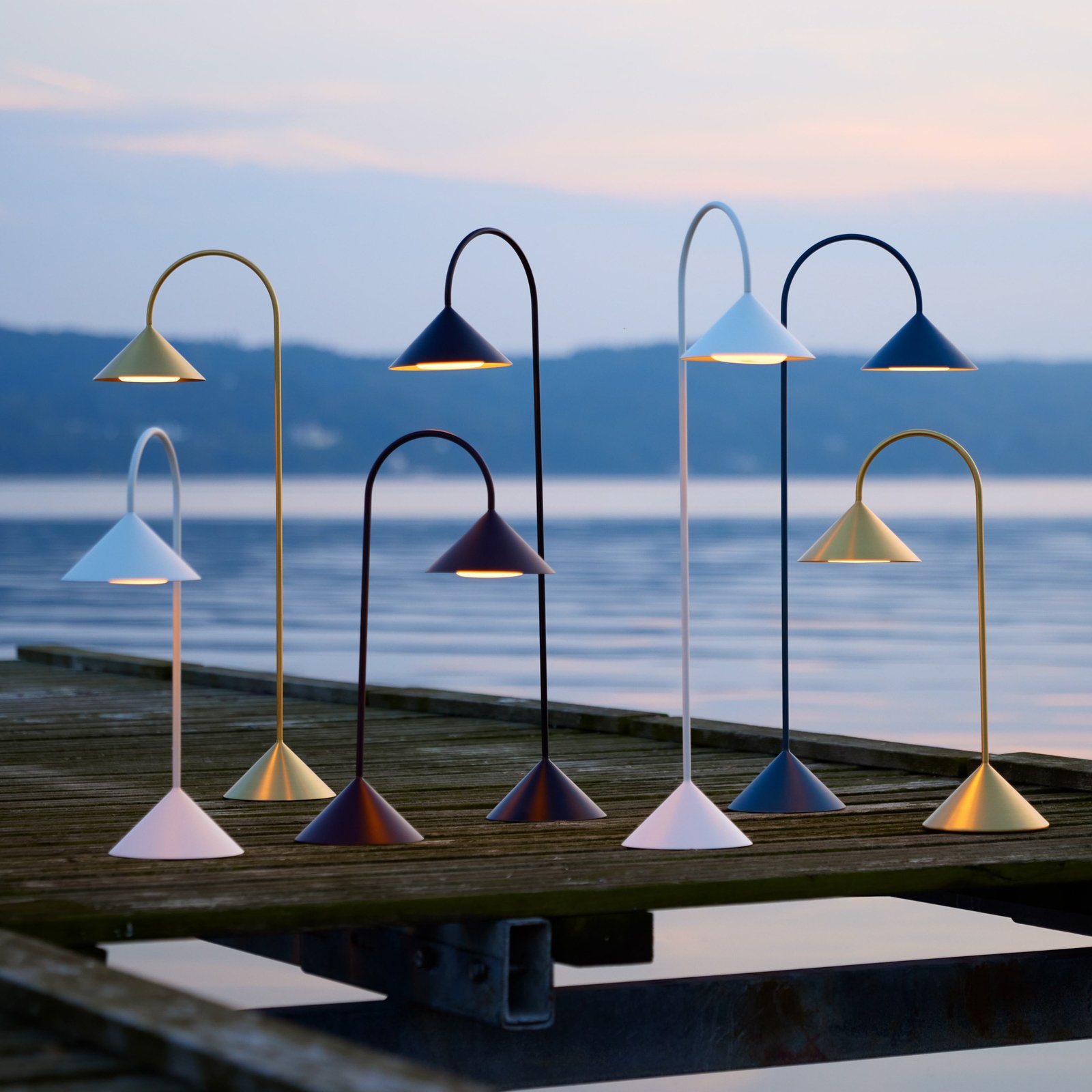 Grasp Portable Lampadaire H72 Matt Petroleum - Frandsen