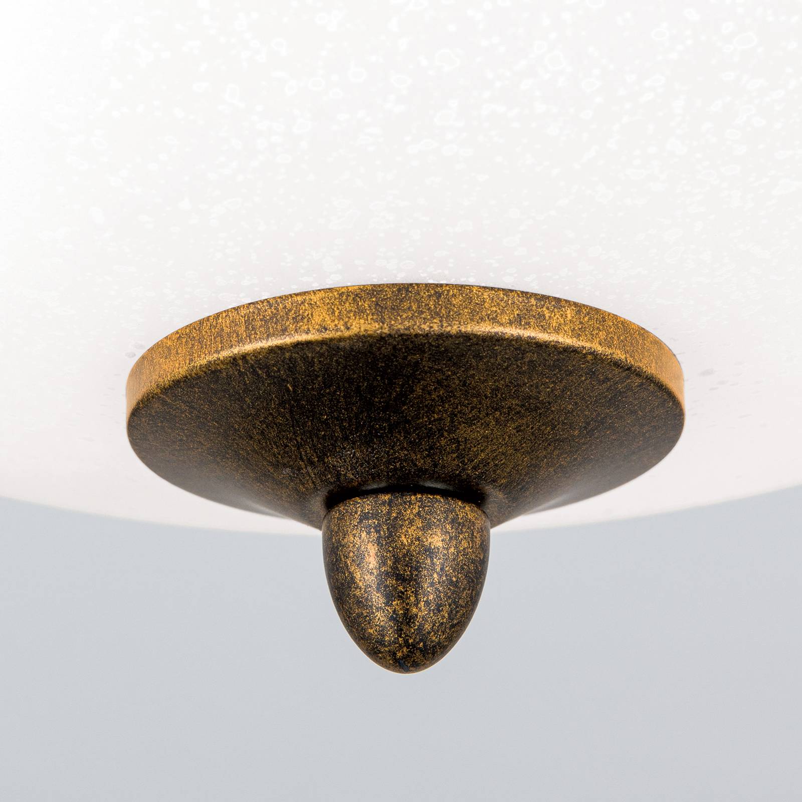 Lampa sufitowa Luca ze szkłem scavo