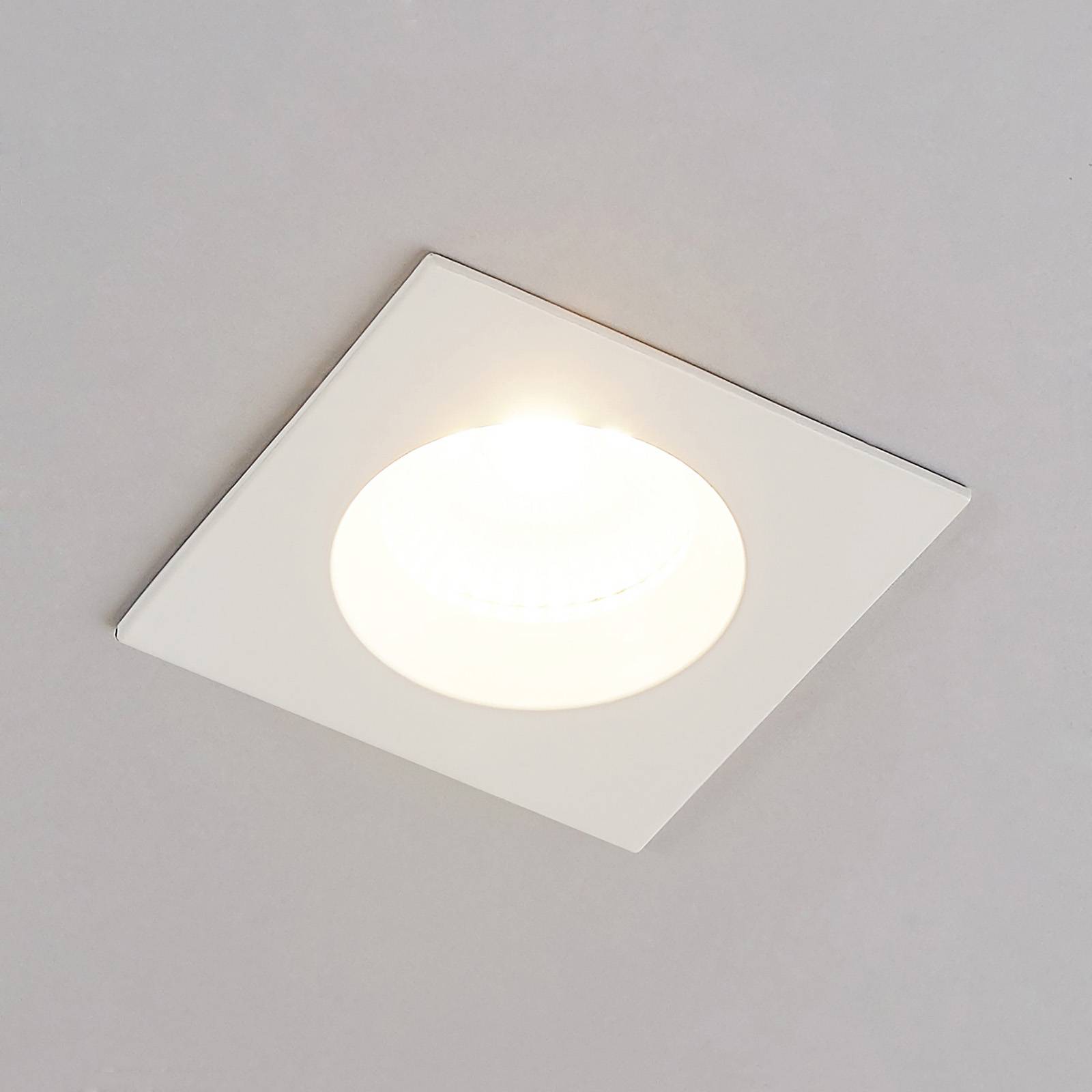 Arcchio Urdin LED recessed spotlight angular 8.2 W