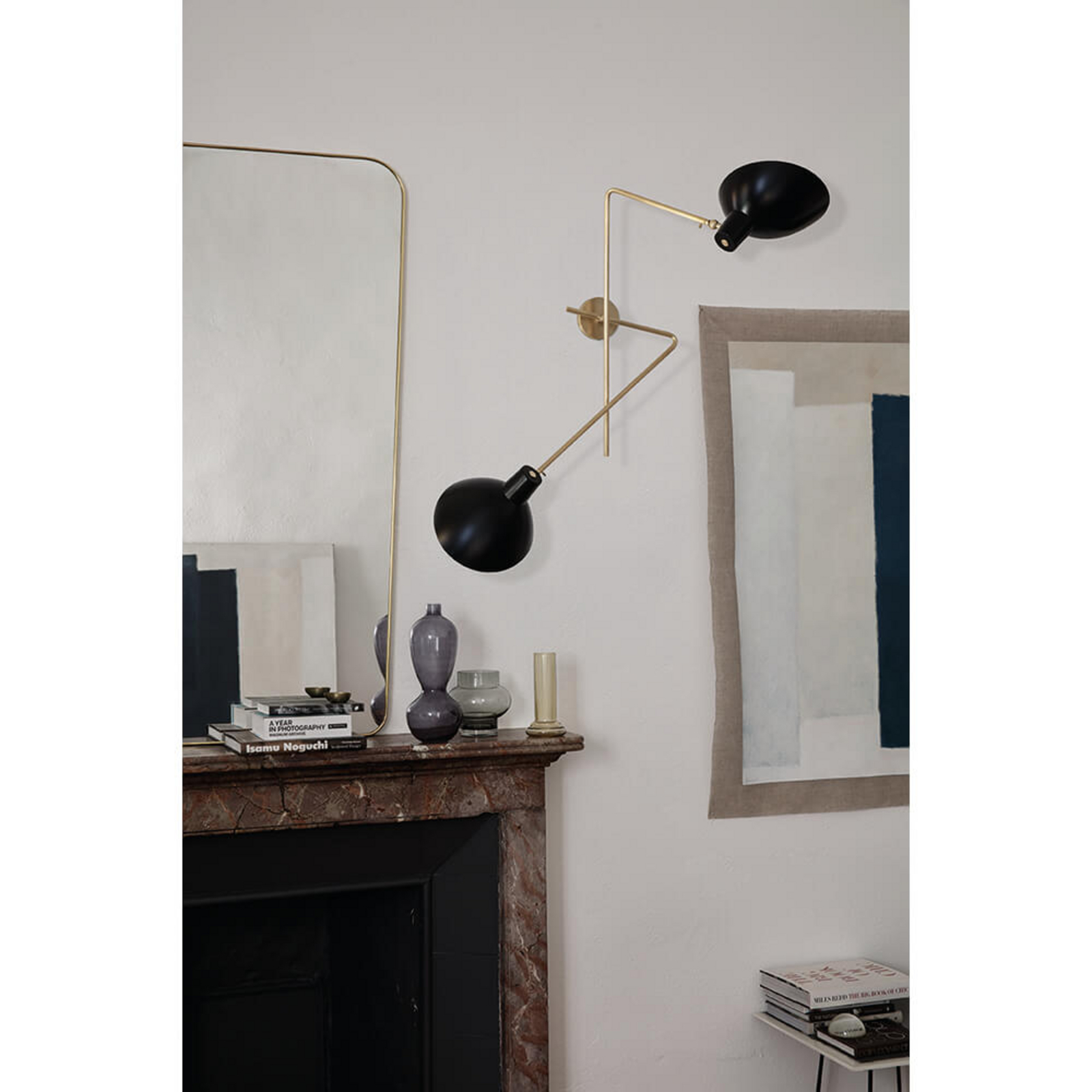 VV Cinquanta Twin Vägglampa Black/Black - Astep