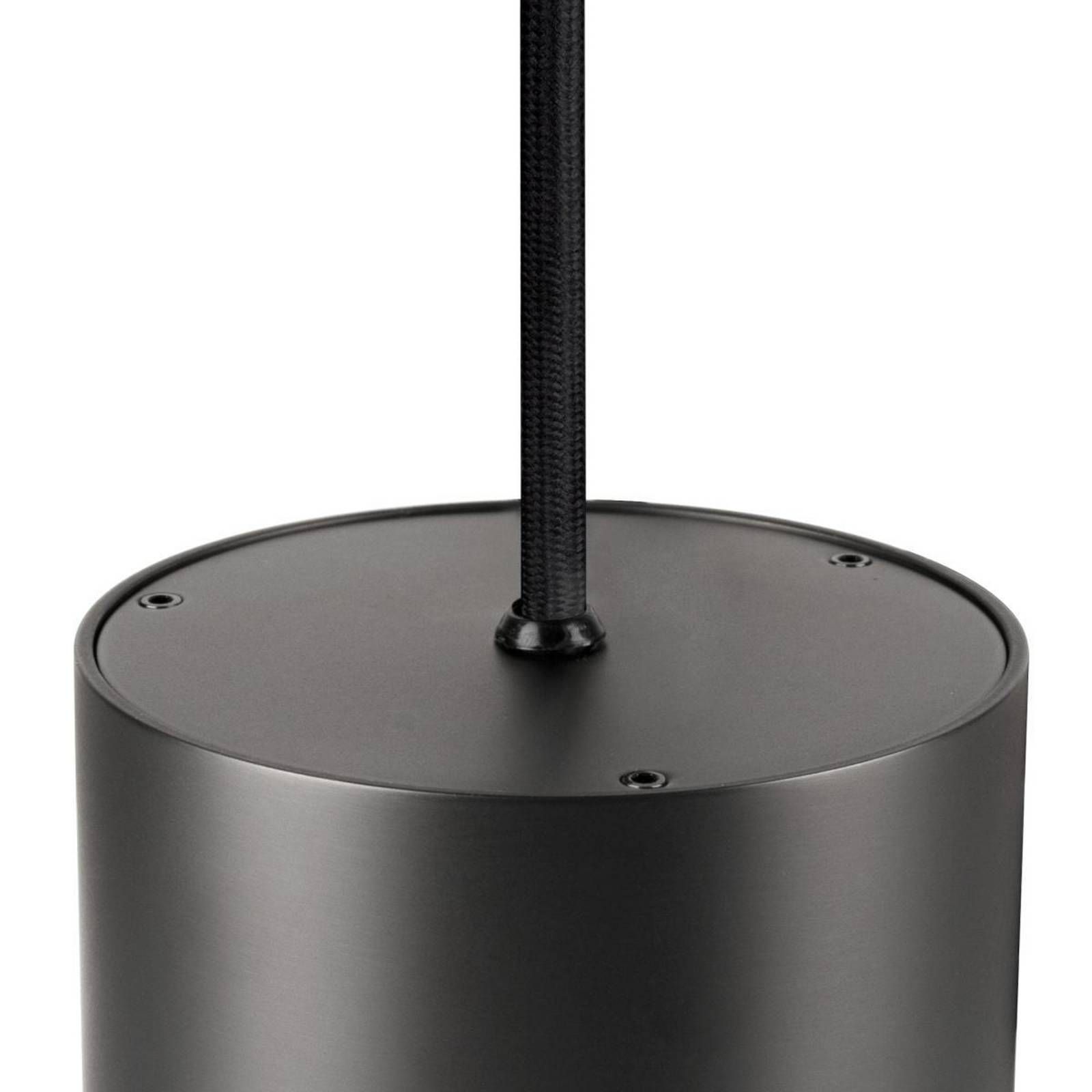 SLV Żyrandol LED Oculus, brązowy, Ø 9 cm, ściemniany do ciepłego światła