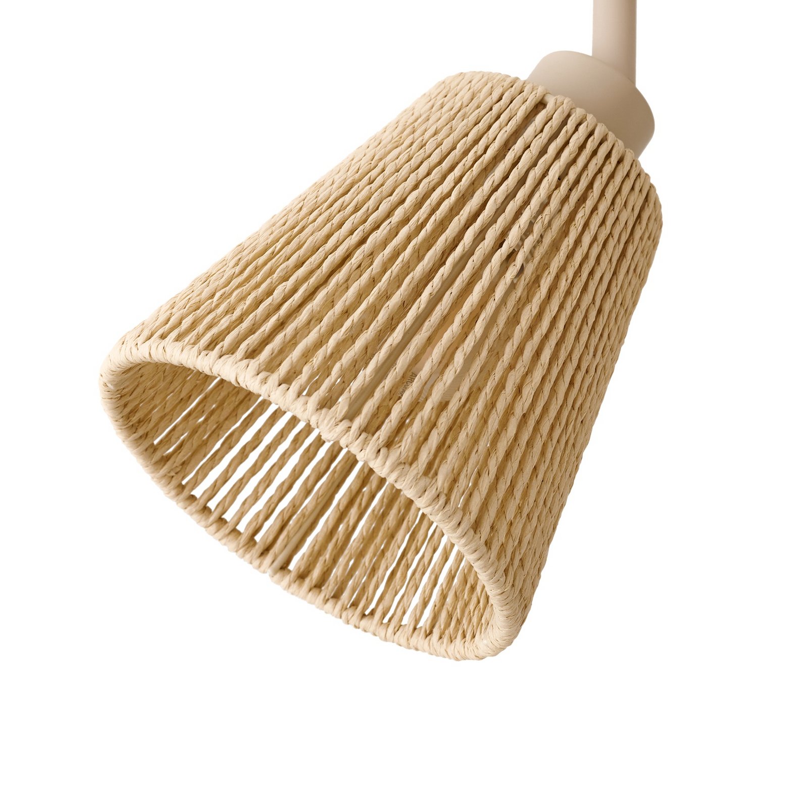 Lindby Deckenstrahler Anuva, 72 cm, beige, Papier, 3-flammig