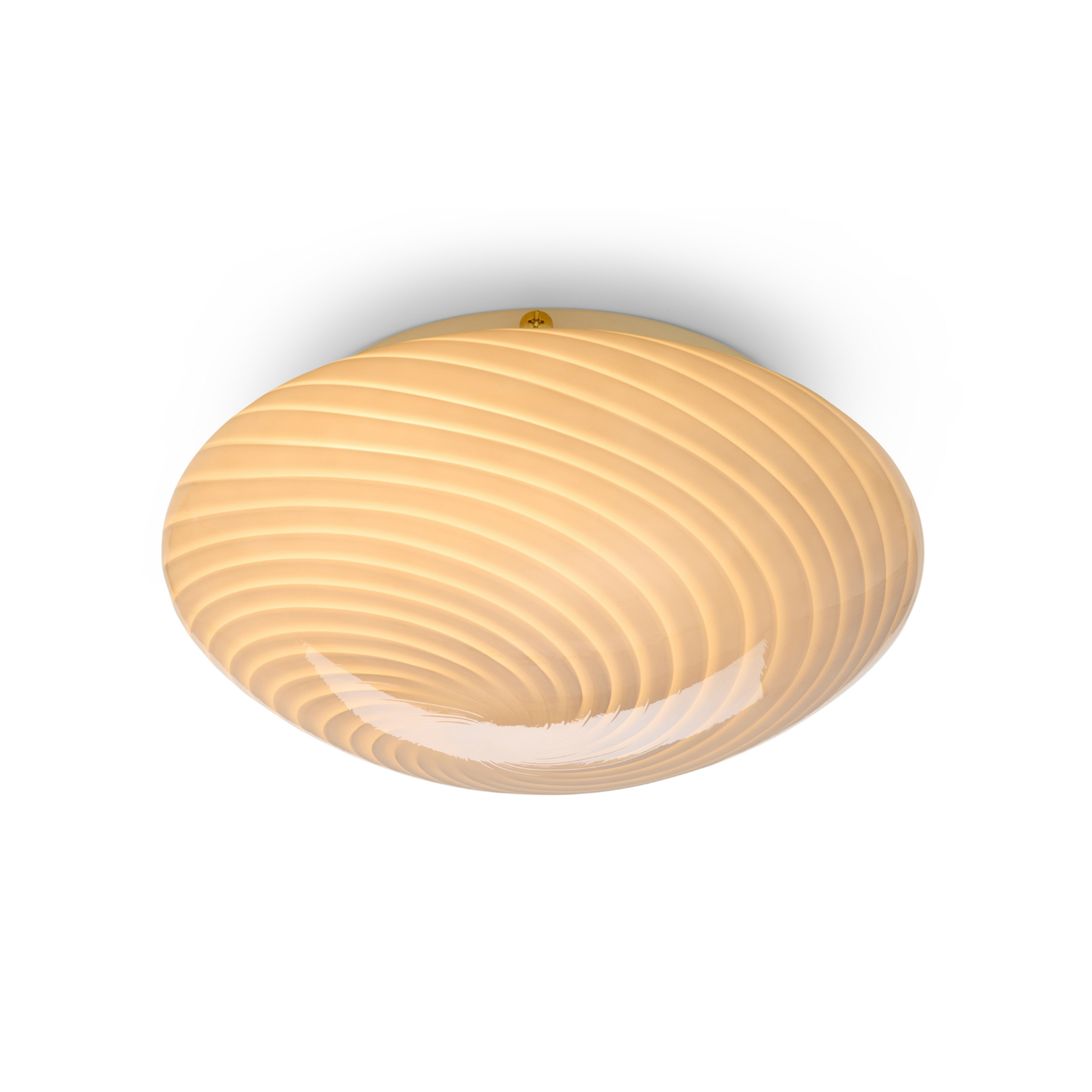 CANDY ceiling light, grey, Ø 30 cm, glass, E27 - Halo Design