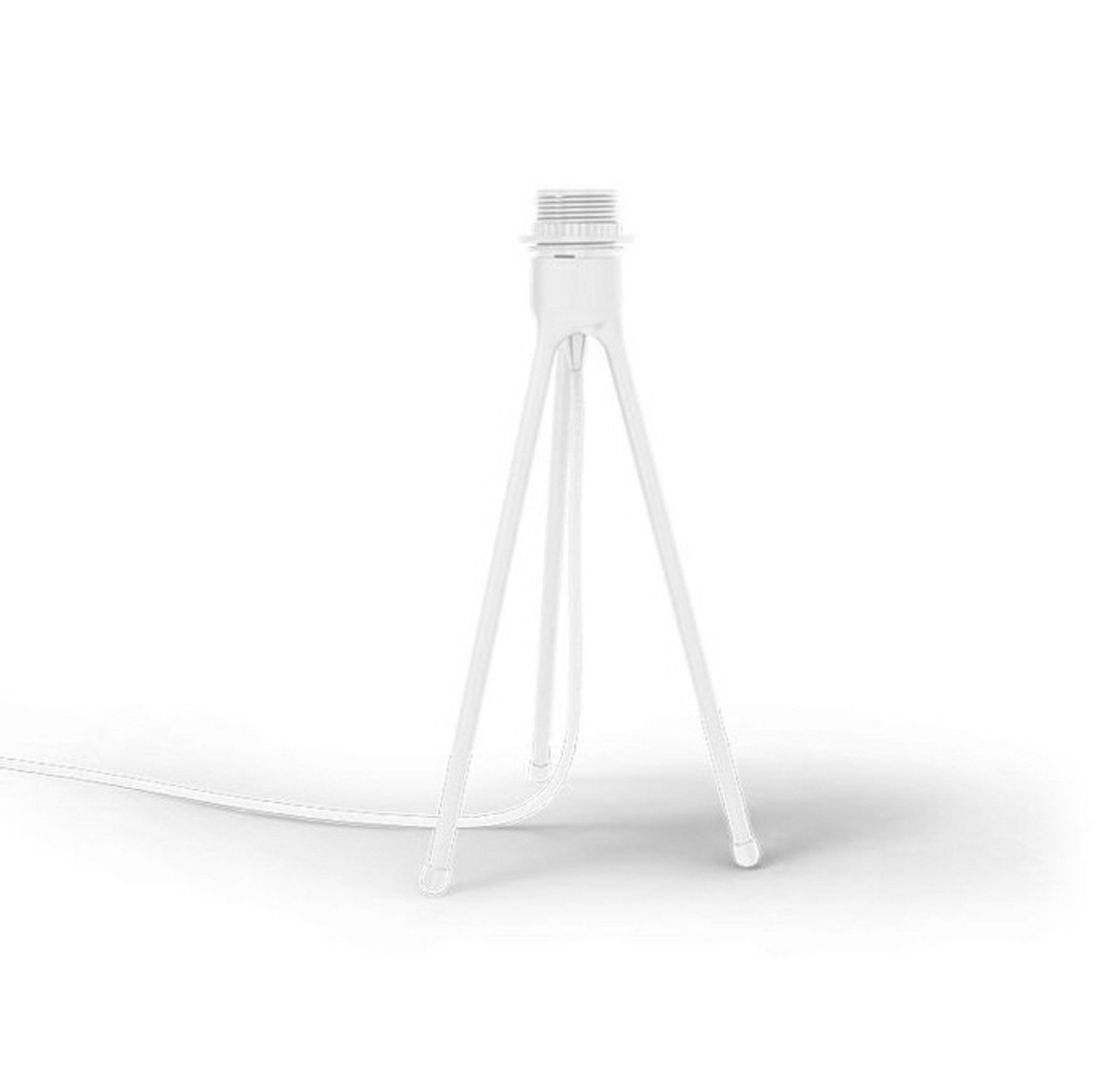 Tripod Table Lamp Stand Matt White - UMAGE