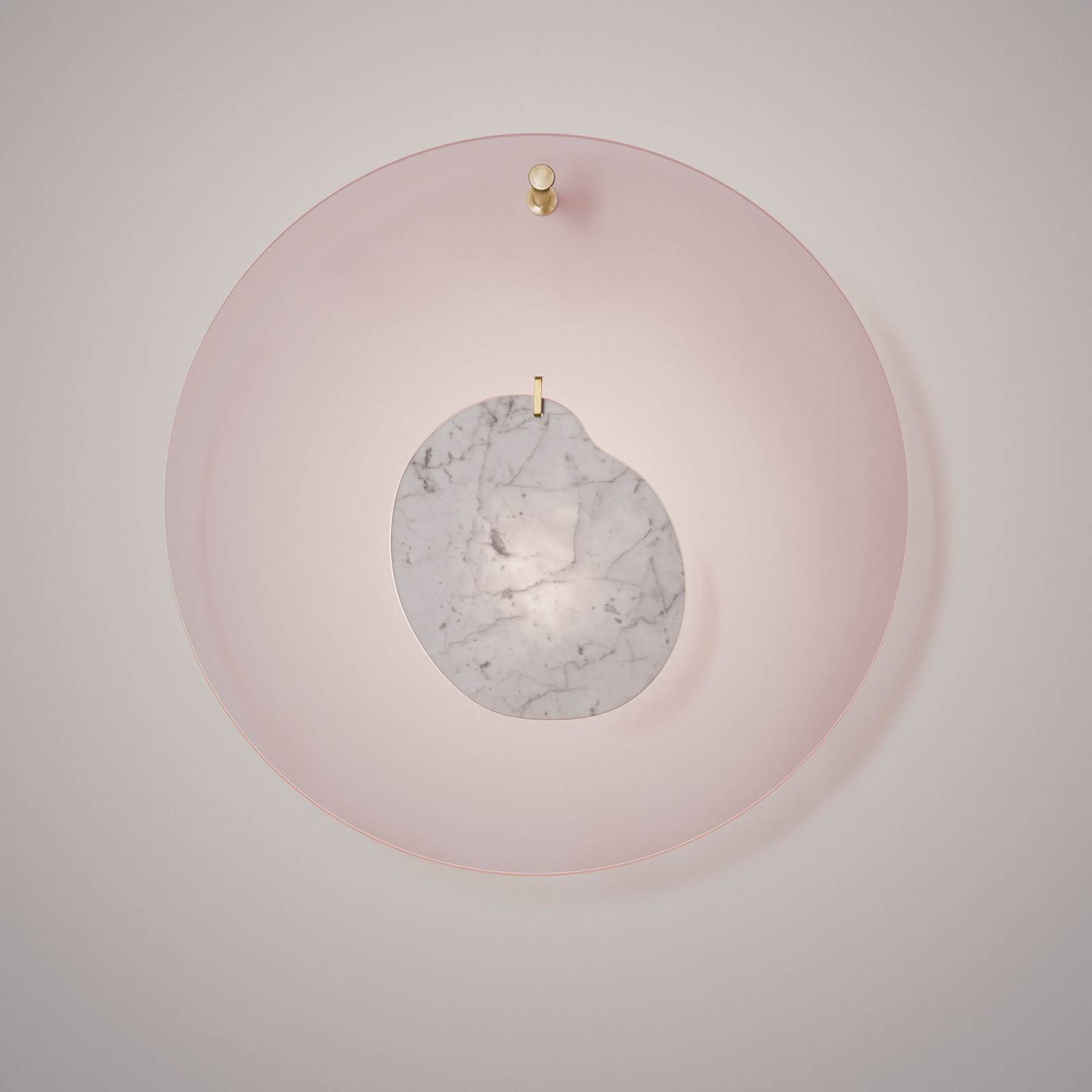 Foscarini gioia grande fali lámpa ø 68cm rózsaszín
