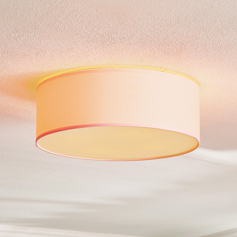Taklampe Rondo Kids, Ø 38 cm, rosa