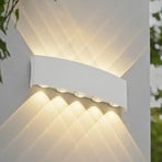 Lindby LED-välisvalgustid Ithan, 5-leheline, valge, 27 cm