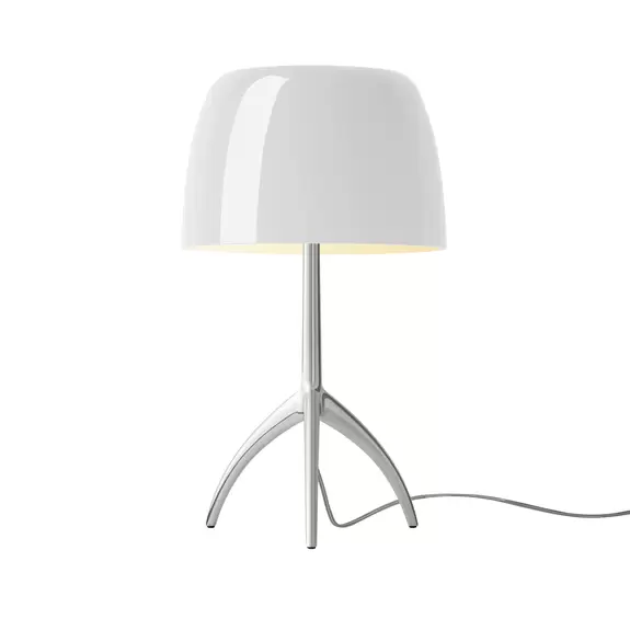 Lampenwelt Foscarini Lumiere piccola alu/weiß dimmbar