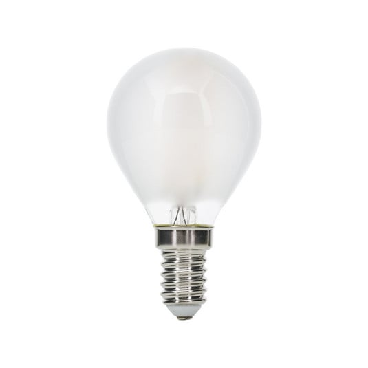 LED bulb E14 G45, matt, 6W, 2,700 K, 720 lm, dimmable