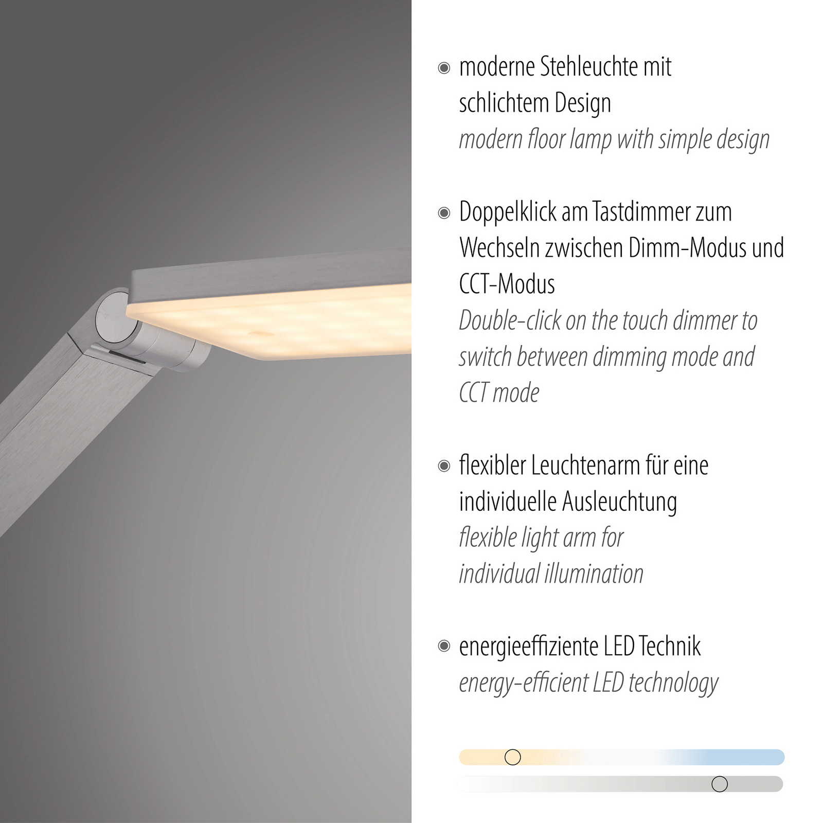 LED stovinis šviestuvas „SAMSKY“, plieninis, aukštis 161 cm, metalinis LED stovinis šviestuvas „SAMSKY“, plieninis, aukštis 161 cm, metalinis