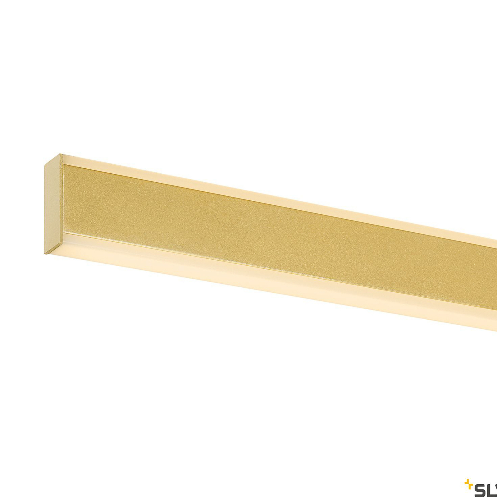 SLV One Linear Suspension LED, 140 cm, laiton