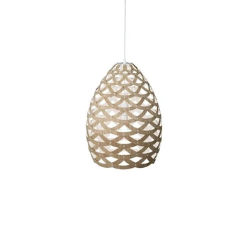 Tui Pendant Ø50 White 1 Site - David Trubridge