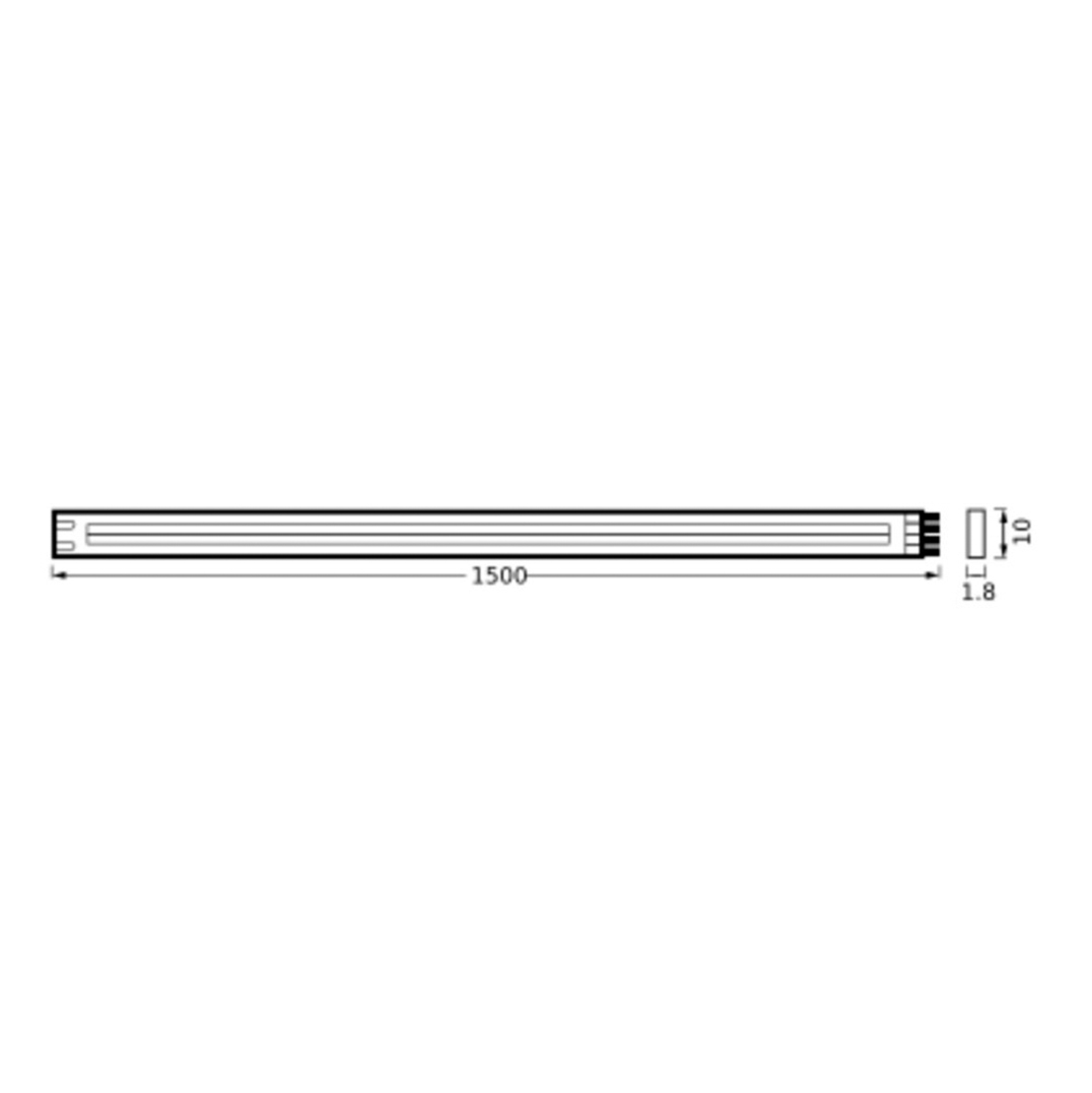 LEDVANCE Flex COB LED Strip IP20 2.700-6.500K 1,5m