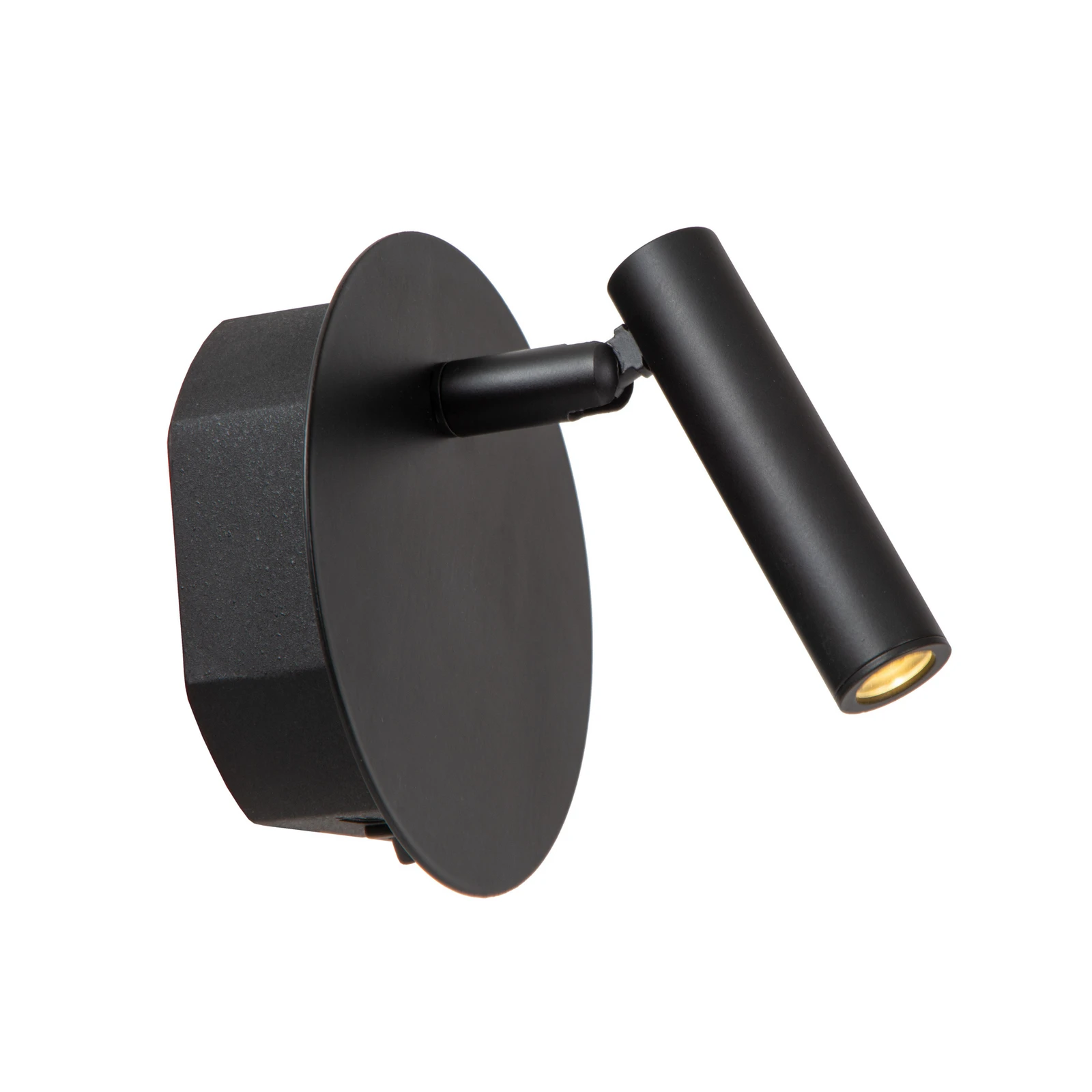 LED-Akkuwandspot Jolijn, schwarz, Ø 10,2 cm, Magnet