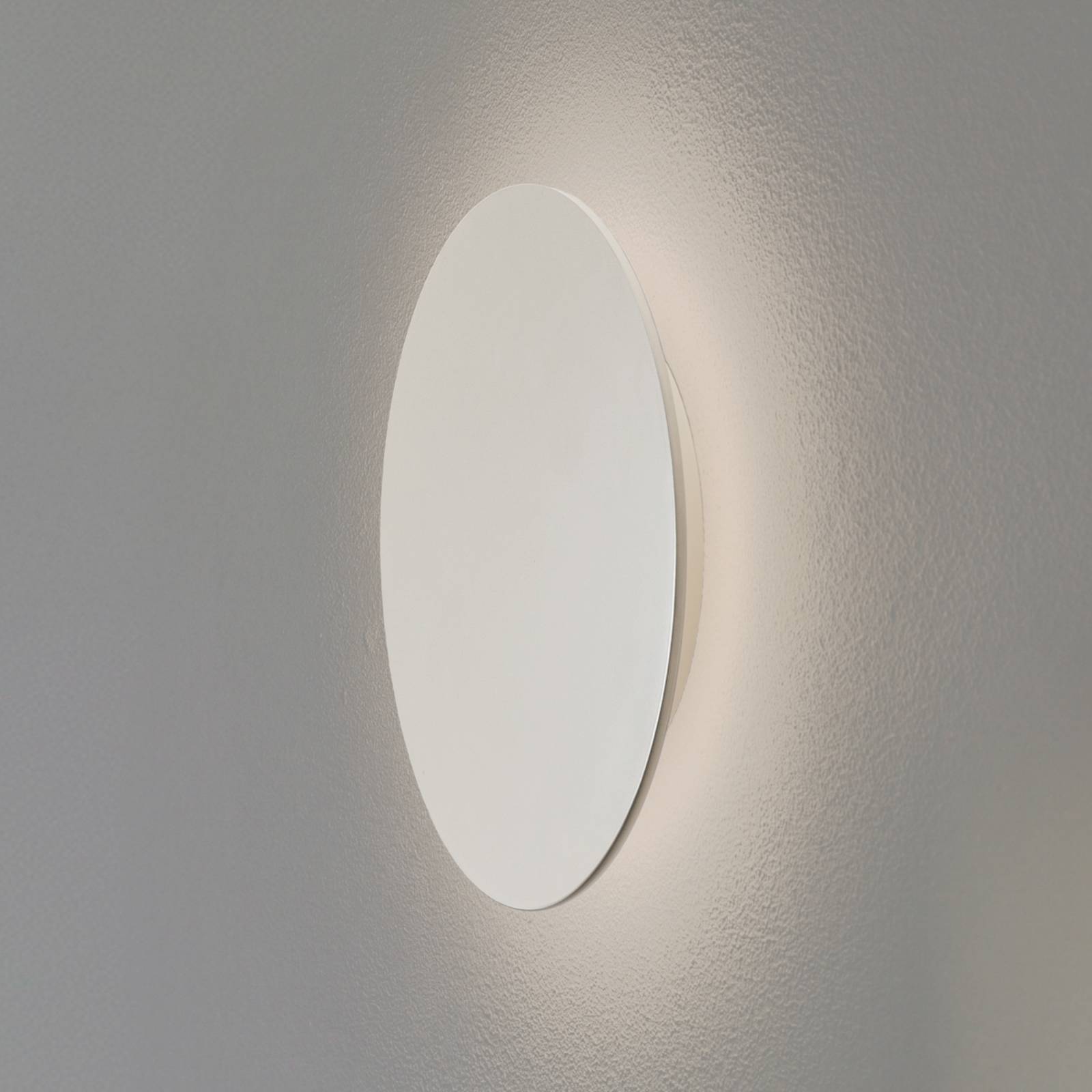 LED-Wandleuchte Orios Plus, sandfarben, Metall, Ø 30 cm günstig online kaufen