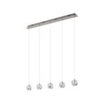 Hayley 5 Line Suspension Clear/Chrome - Lucande