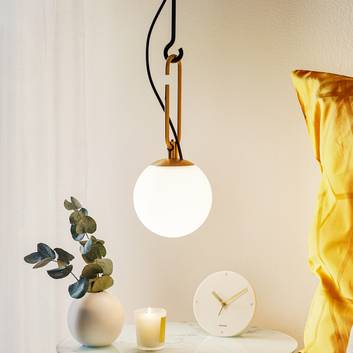 Artemide nh glass hanging lamp