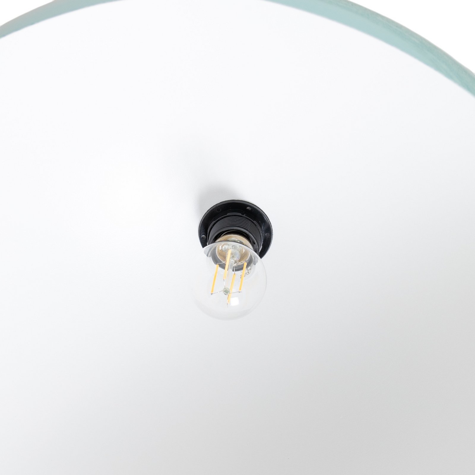 Hängeleuchte Kure, türkis, Metall, Ø 60 cm, E27 Hängeleuchte Kure, türkis, Metall, Ø 60 cm, E27