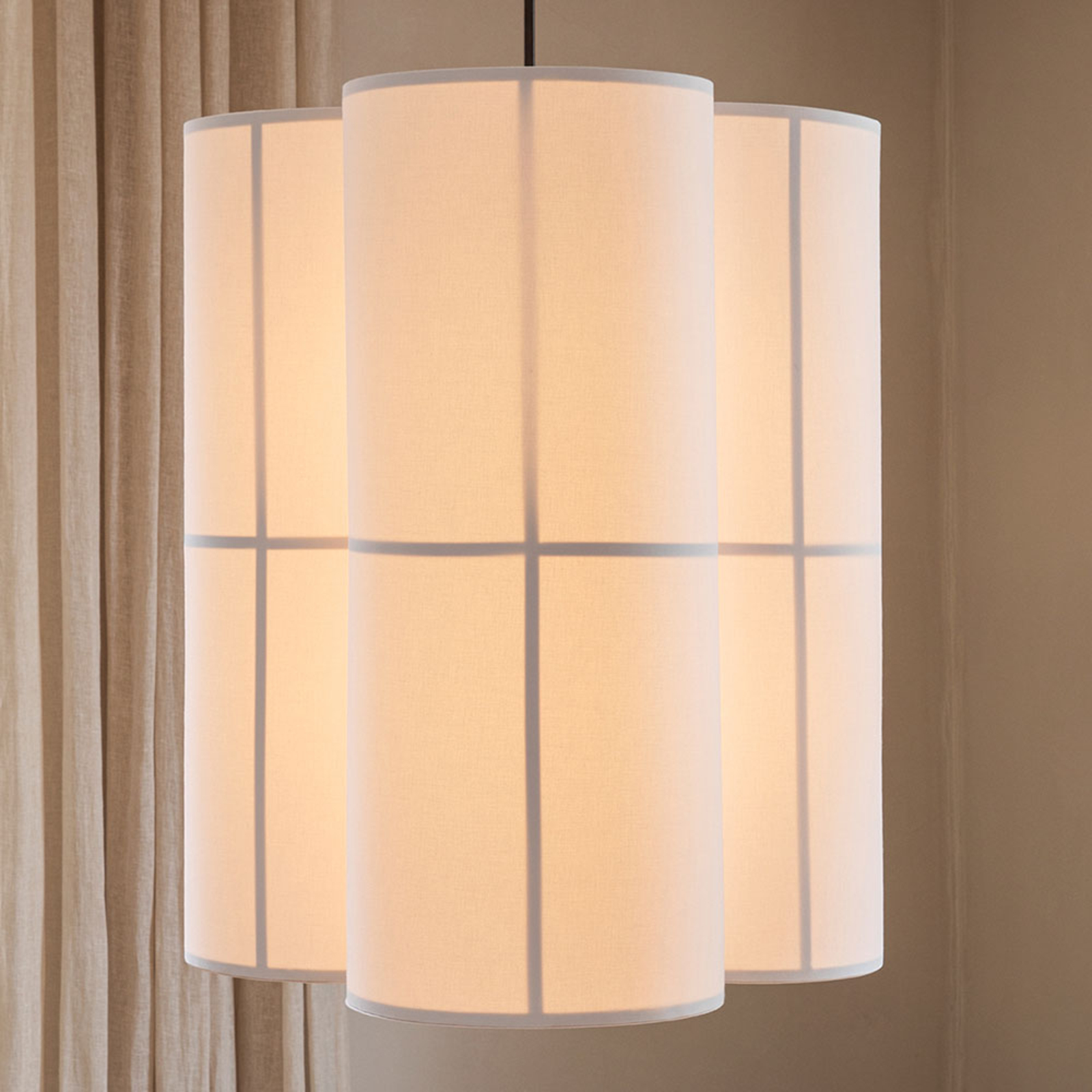 Menü Hashira függő lámpa Cluster, Ø 61,5 cm, fehér