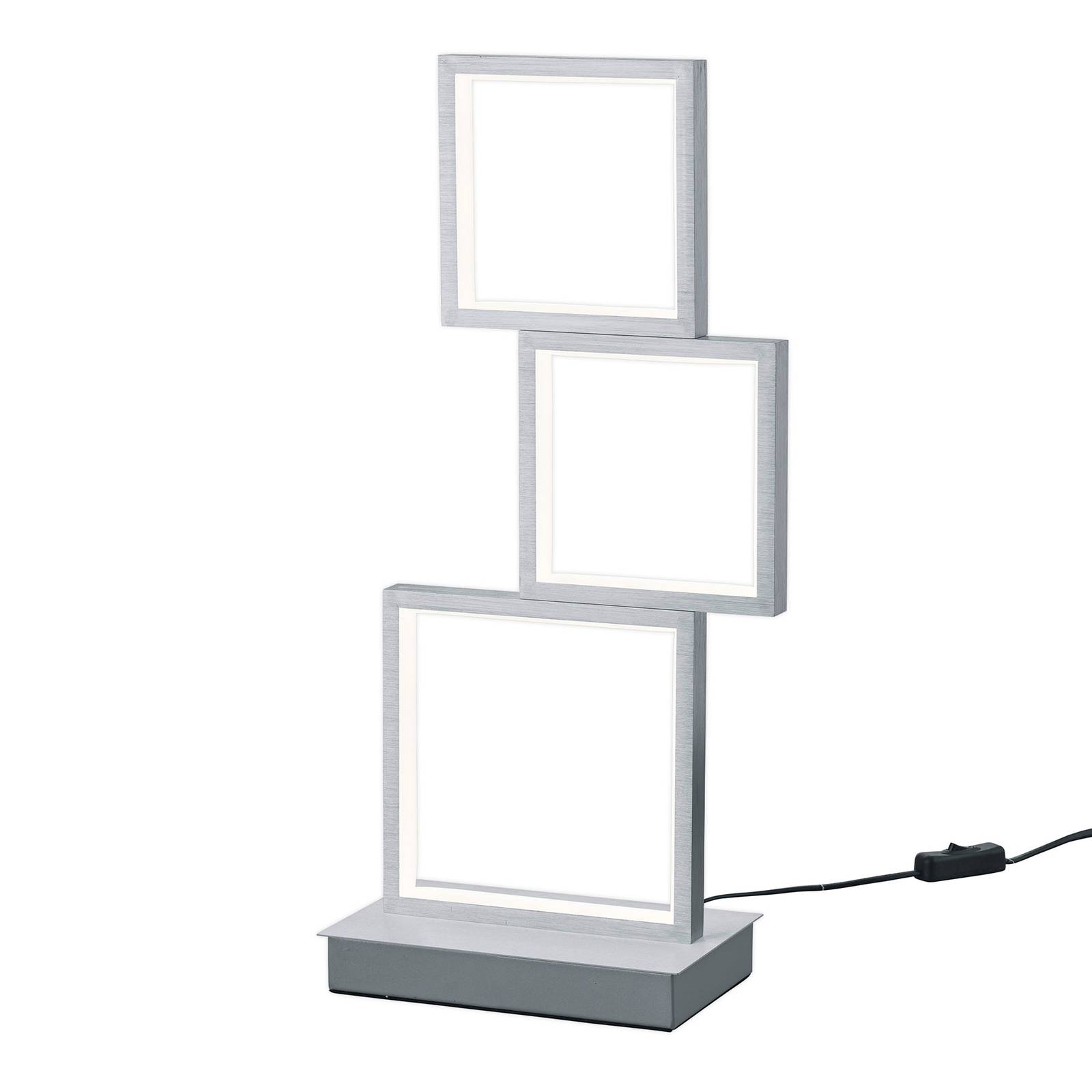 Trio Lighting LED tafellamp Sorrento, alu geborsteld online kopen