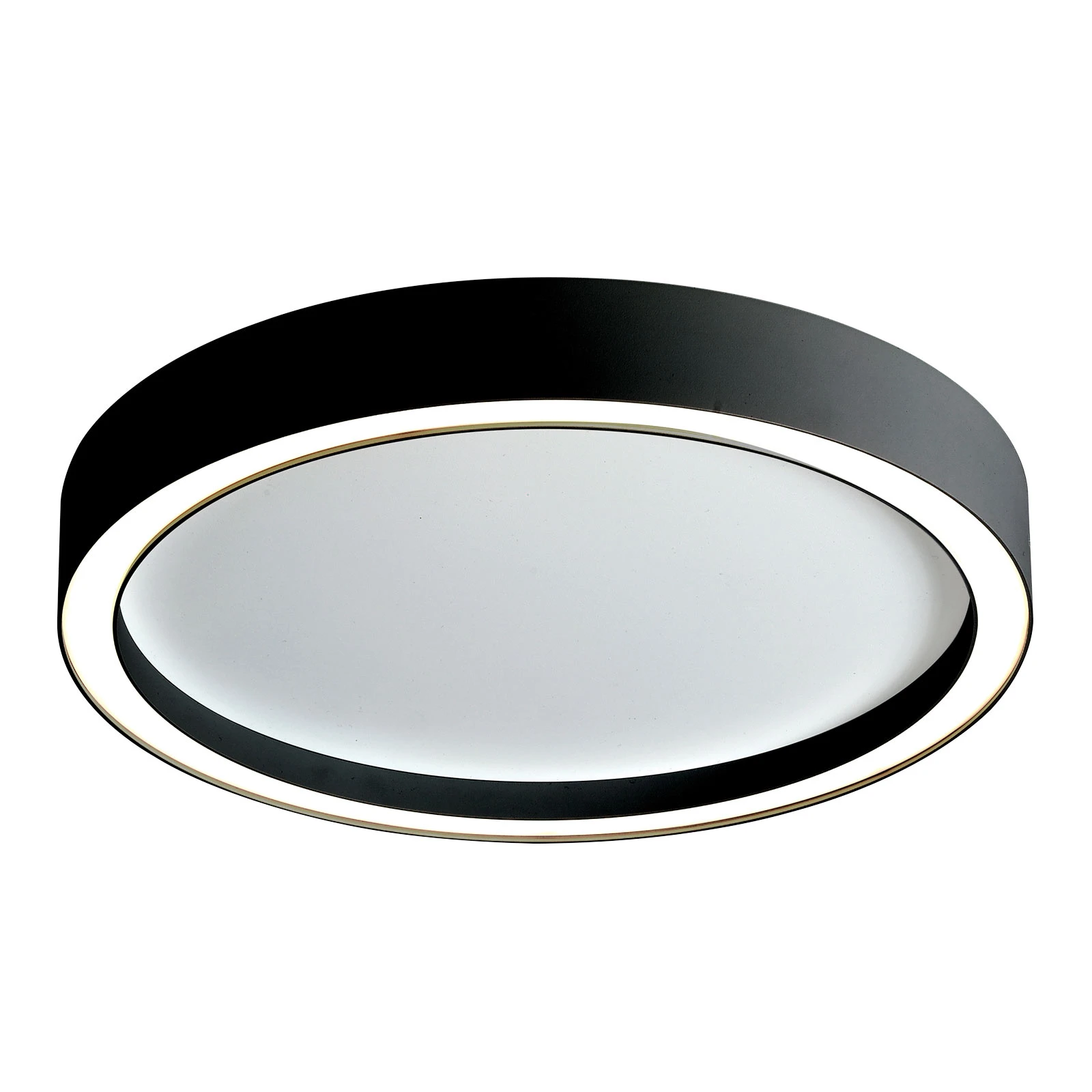 Bopp Aura LED осветление за таван Ø 55cm бяло/черно