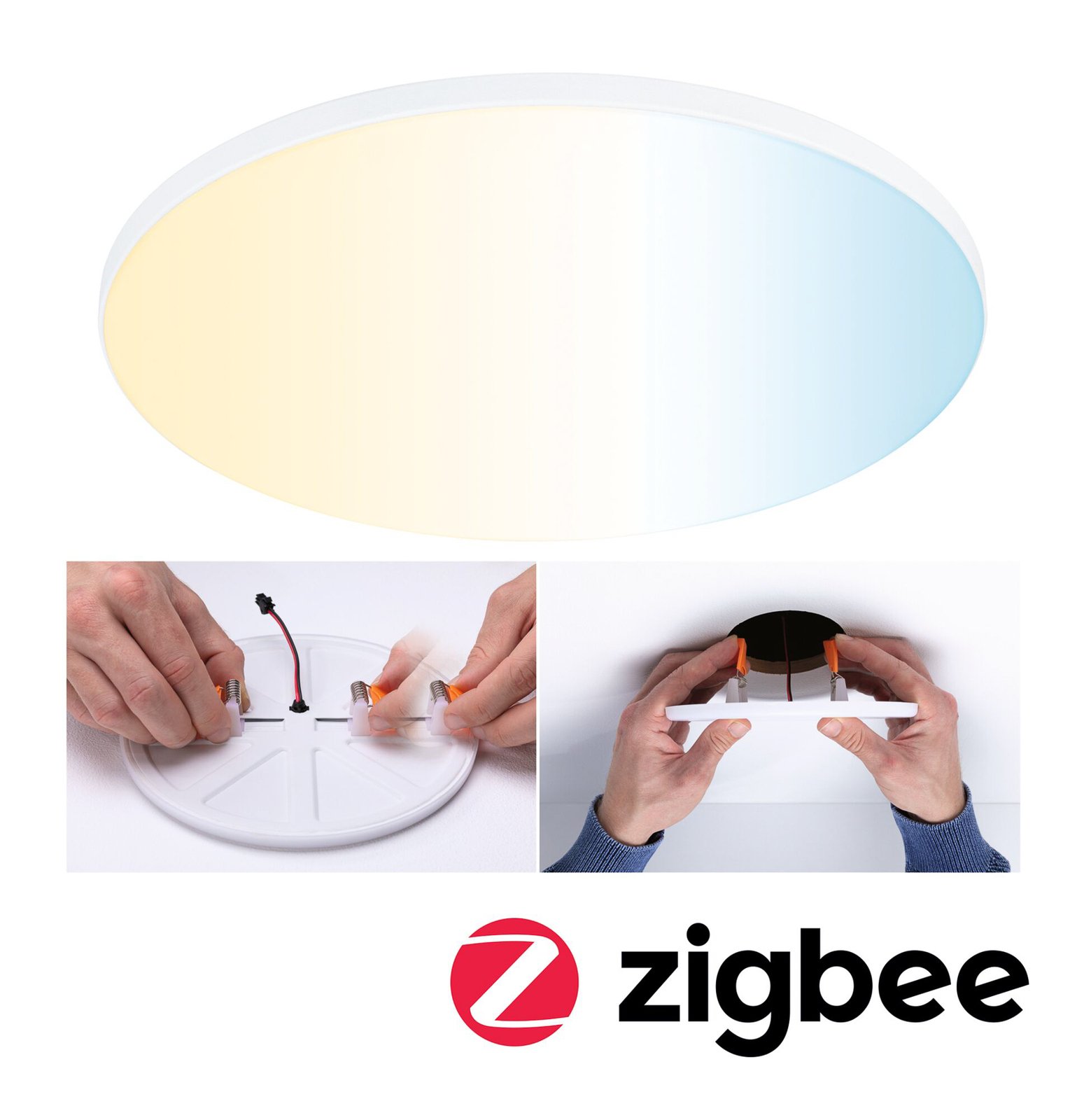 Paulmann Veluna Edge ZigBee CCT round