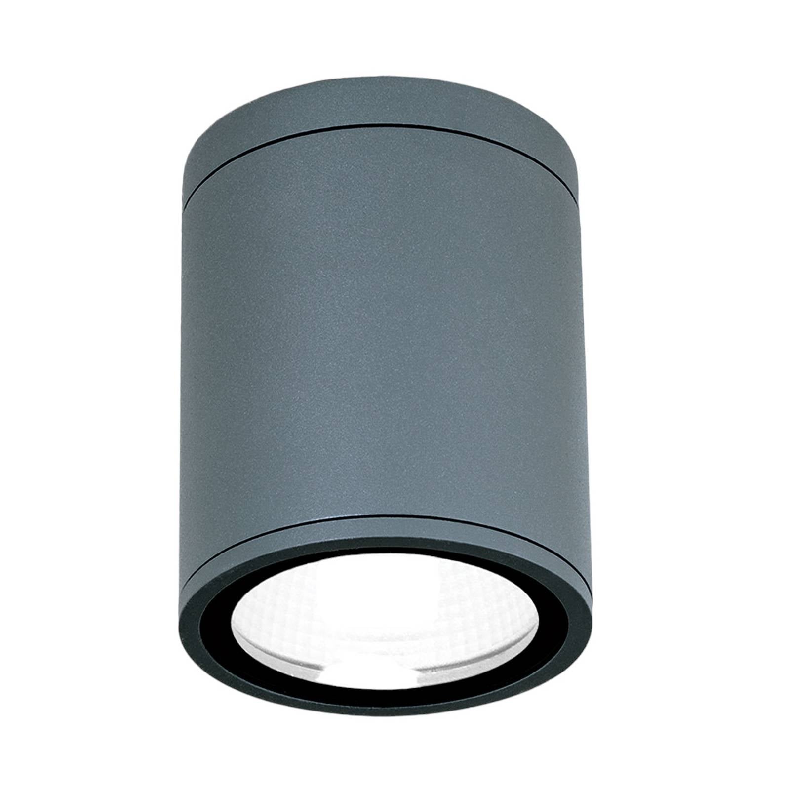 LED-Deckenleuchte Sputnik IP65 Ø 9cm anthrazit