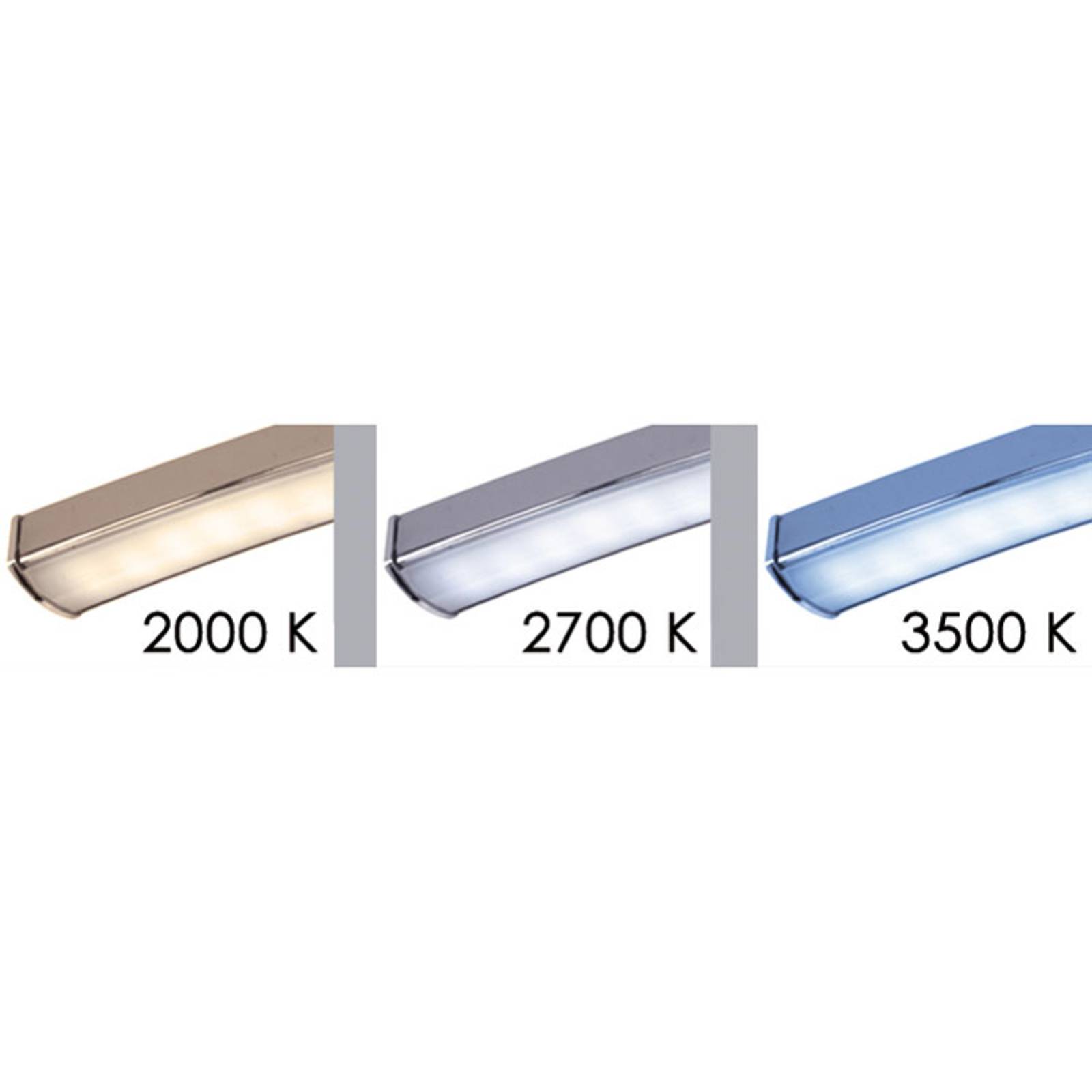 Lampa sufitowa LED Cross, 5-pkt., chrom