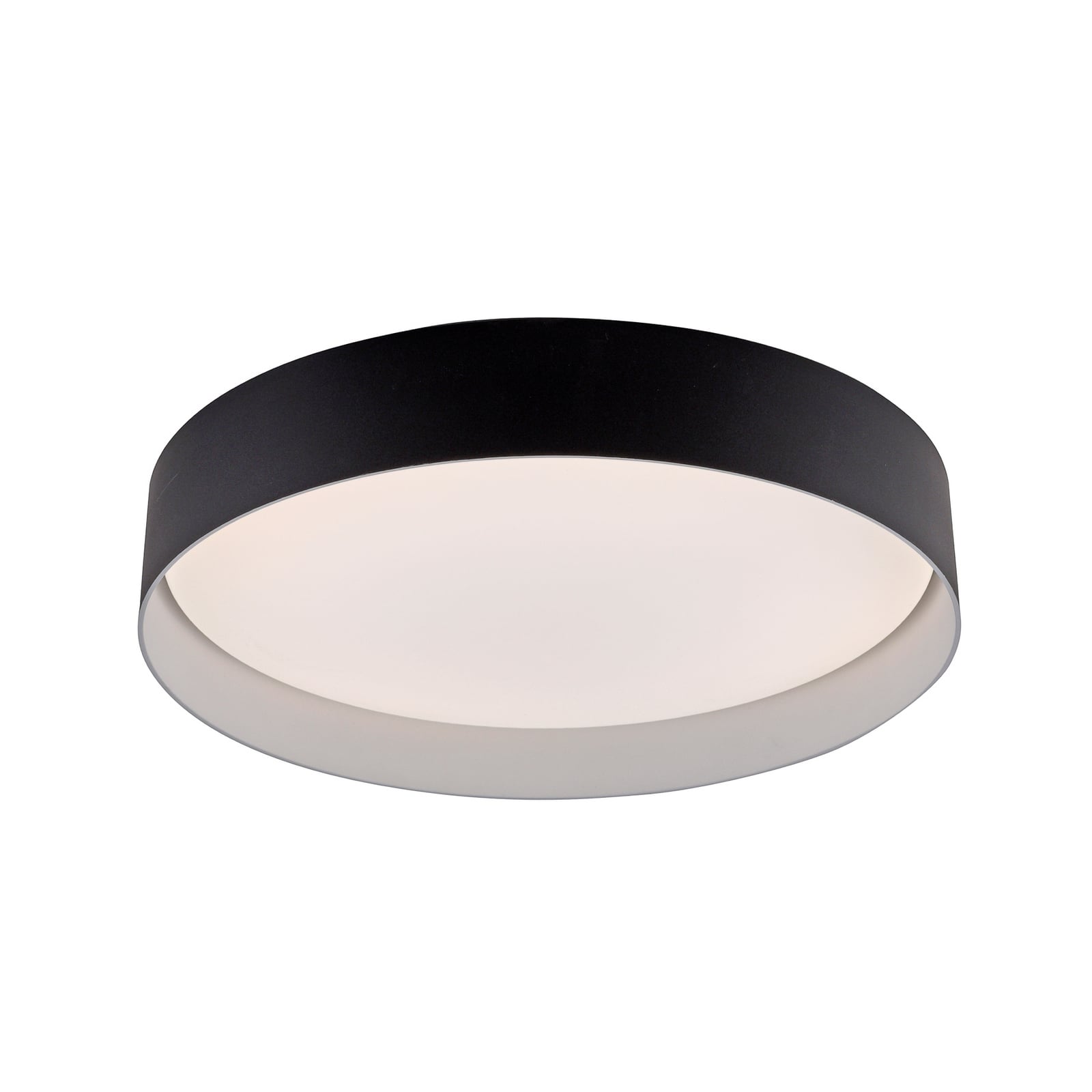 LED lubinis šviestuvas „TAVOLI“, juodos spalvos, skersmuo 39 cm, metalas, CCT,