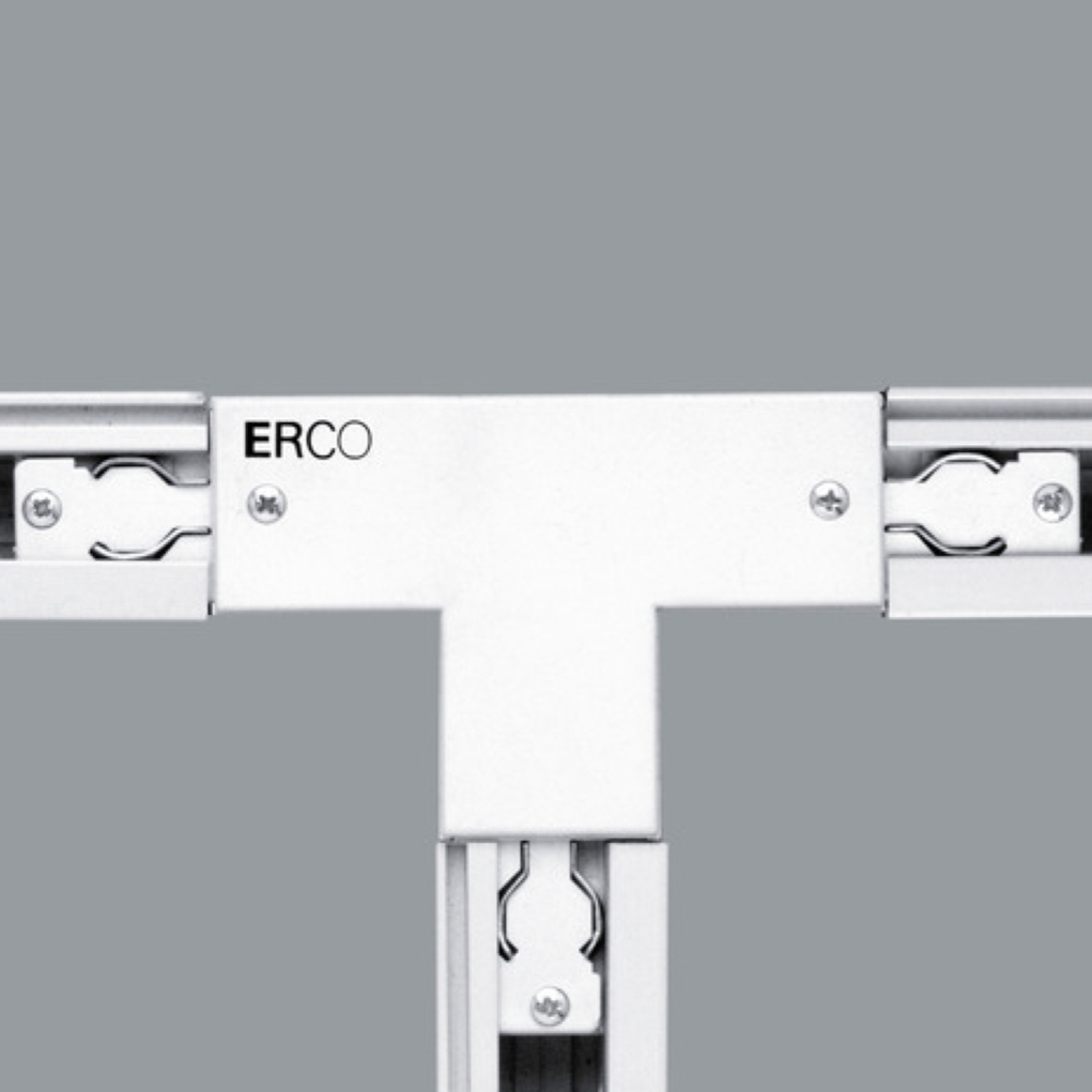 ERCO 3-Phasen-T-Verbinder Schutzl. links, weiß