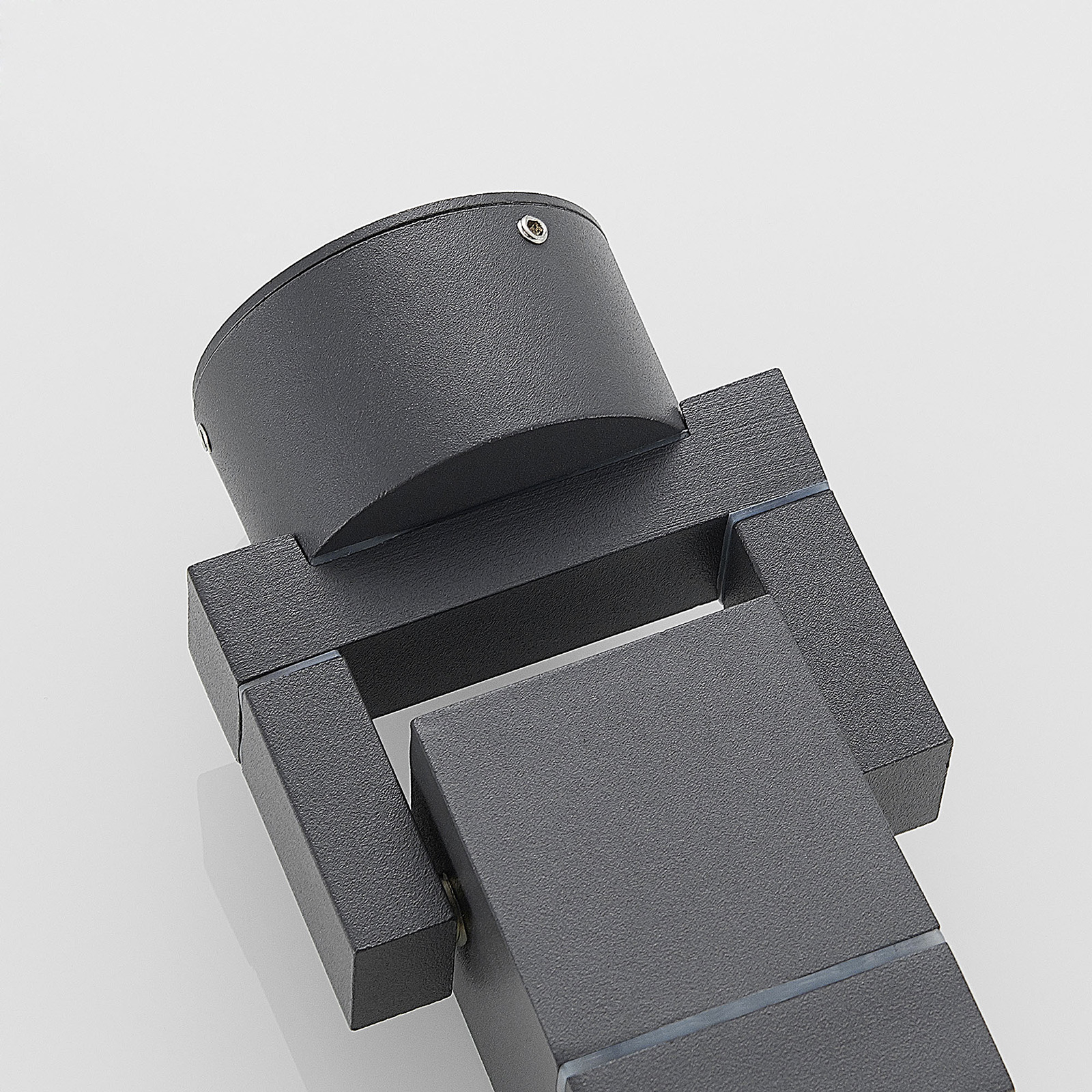 Kavuna Square Utendørs Vegglampe Dark Grey - Lucande