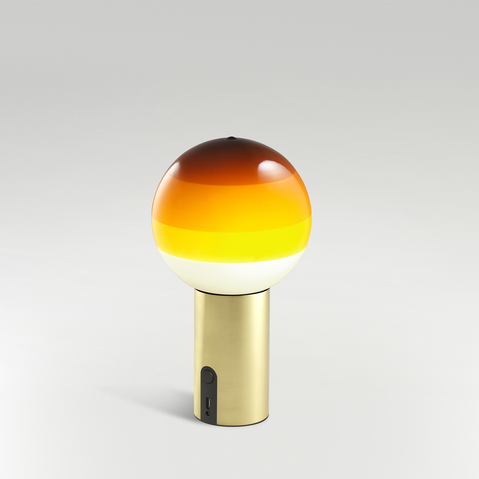 Dipping Light Portable Tischleuchte Amber/Brushed Brass - Marset